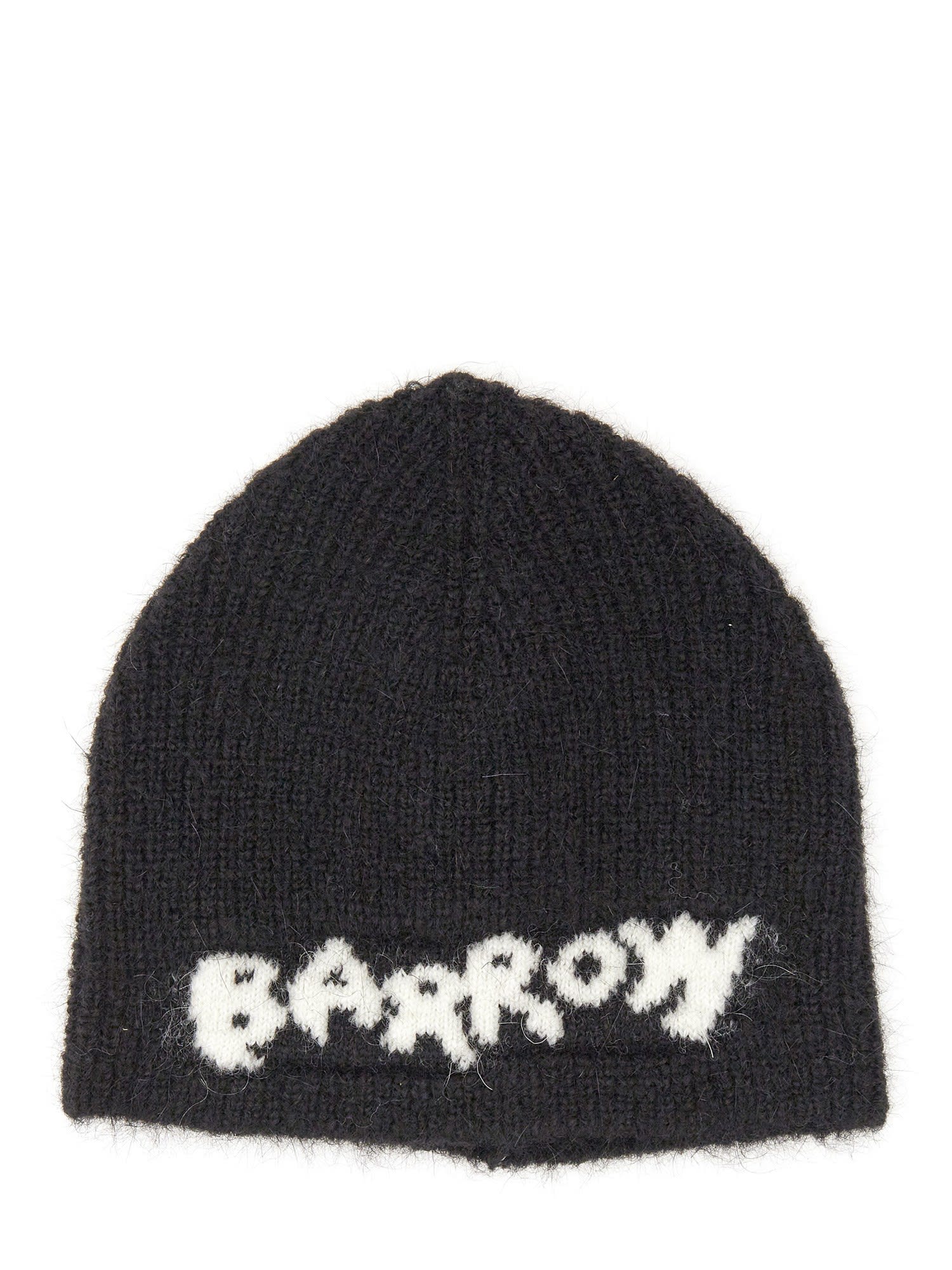Shop Barrow Beanie Hat In Nero/black
