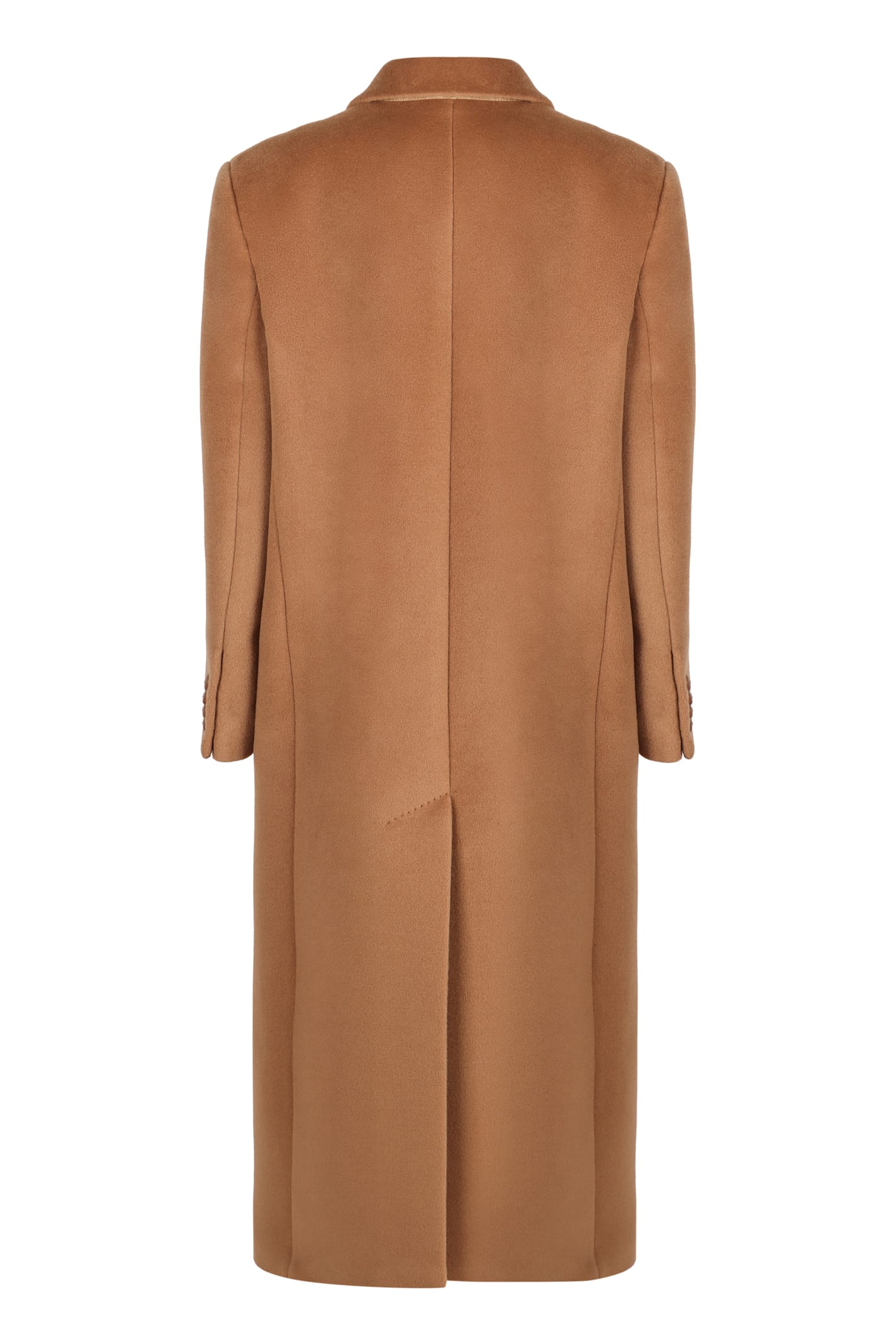 Shop Max Mara Estremo Double-breasted Wool Coat In Camel