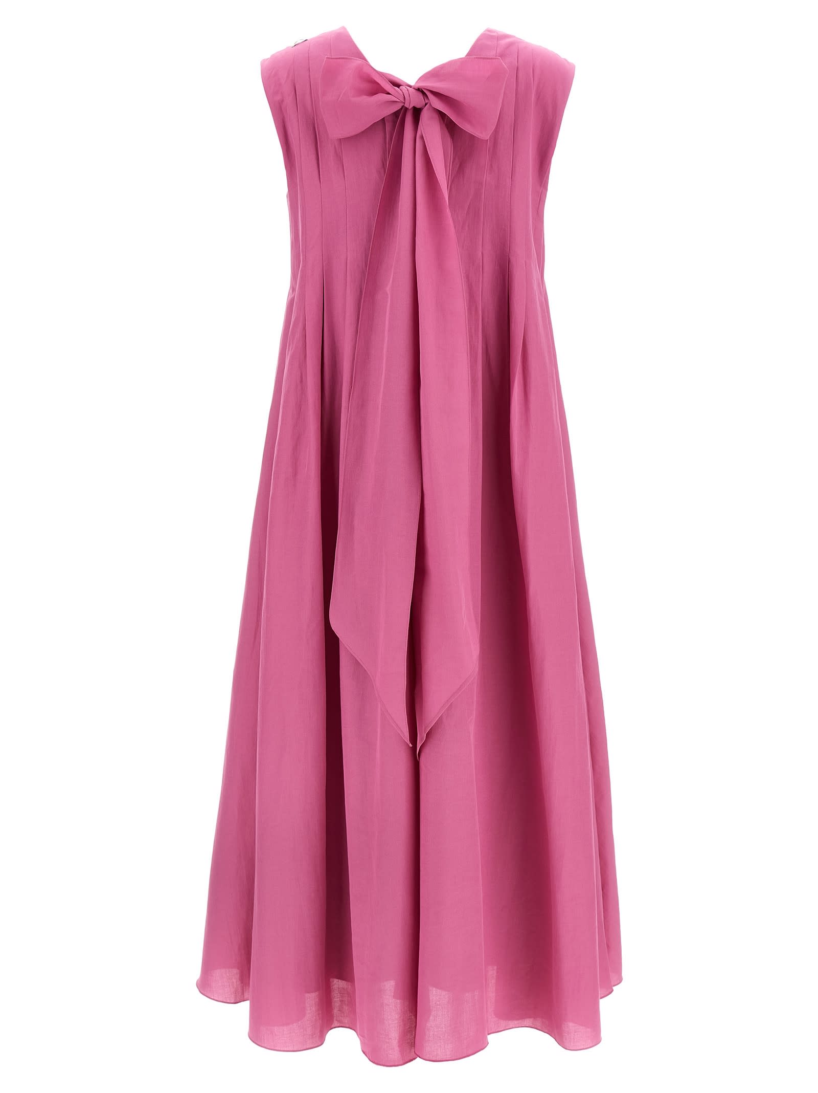 Shop 's Max Mara Piega Dress In Pink