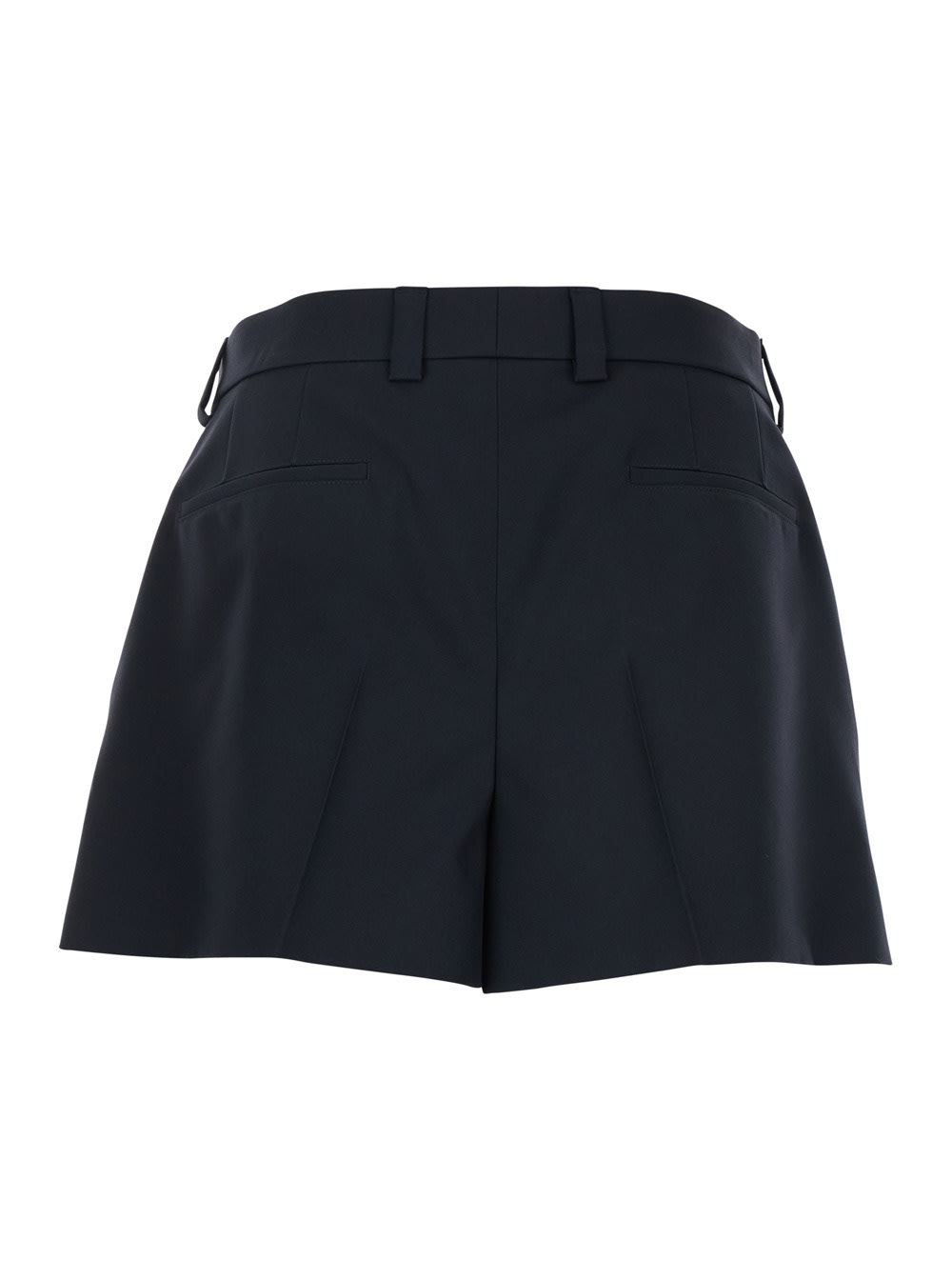 Gucci Grey Shorts With Tonal Logo Lettering Embroidery On The Front In Wool Man In Multi