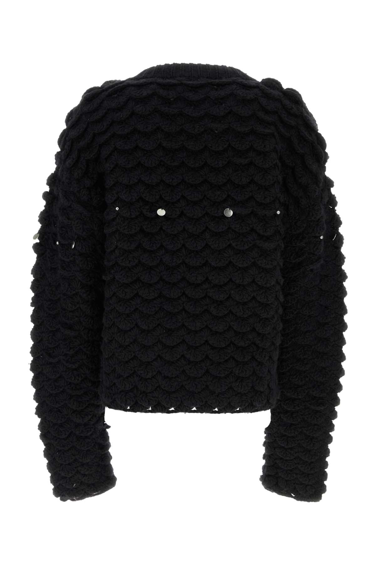 Shop Namacheko Black Wool Blend Sweater