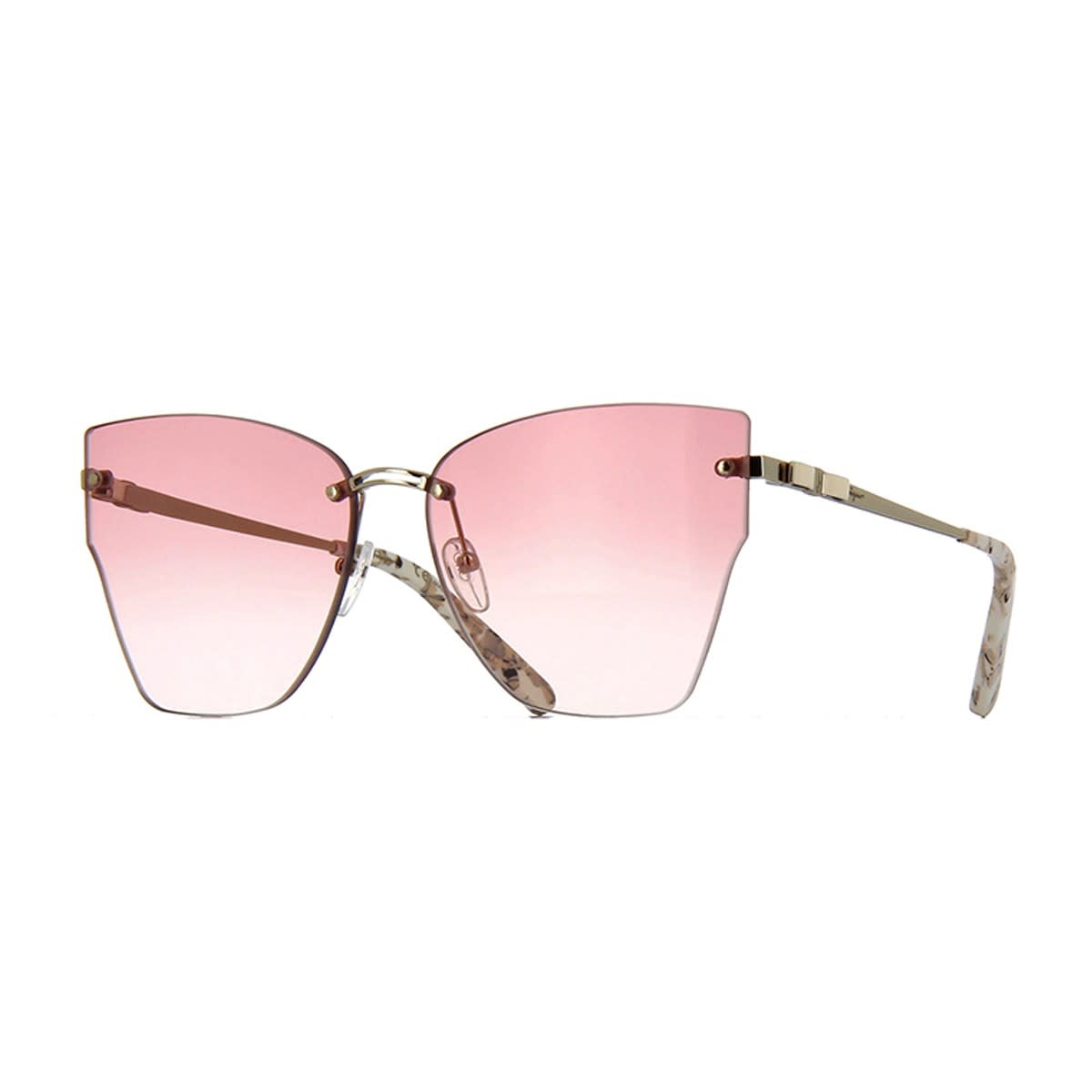 Shop Ferragamo Sf223s Sunglasses In Rosa