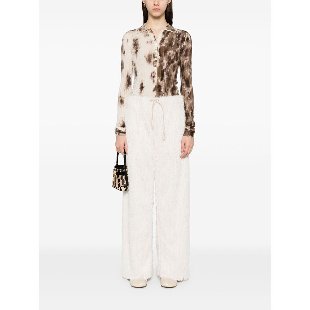 Darkpark Silk Pants In White