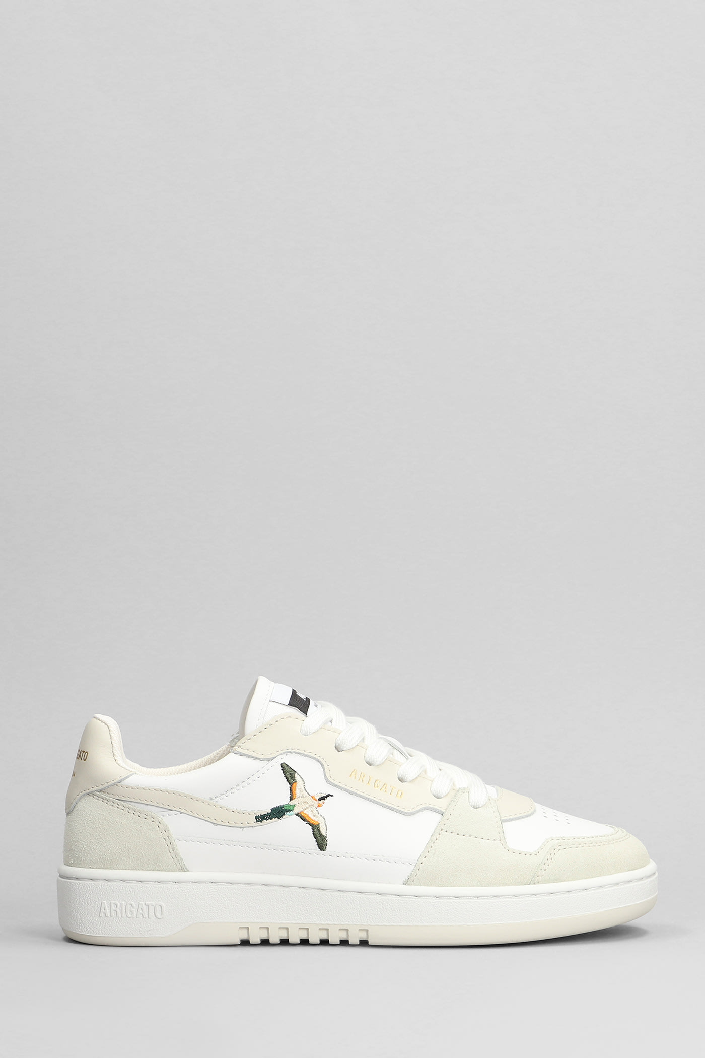 Dice Lo Bee Bird Sneakers In White Leather