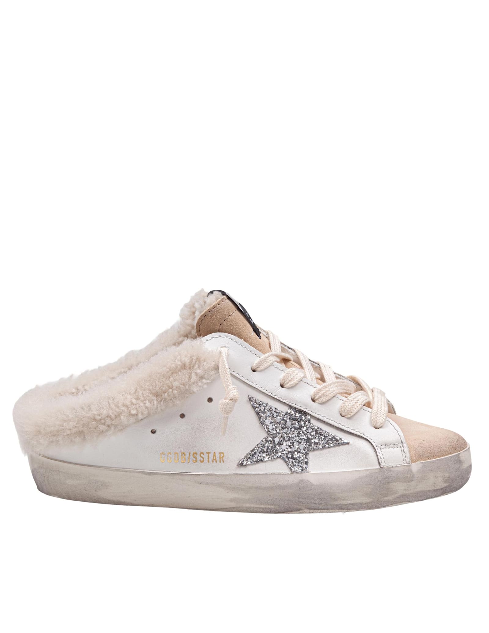 Super Star Sneakers In White Leather