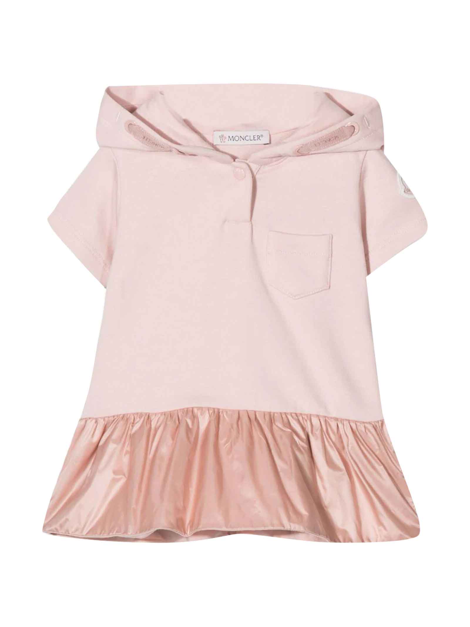 Moncler Baby Girl Pink Dress