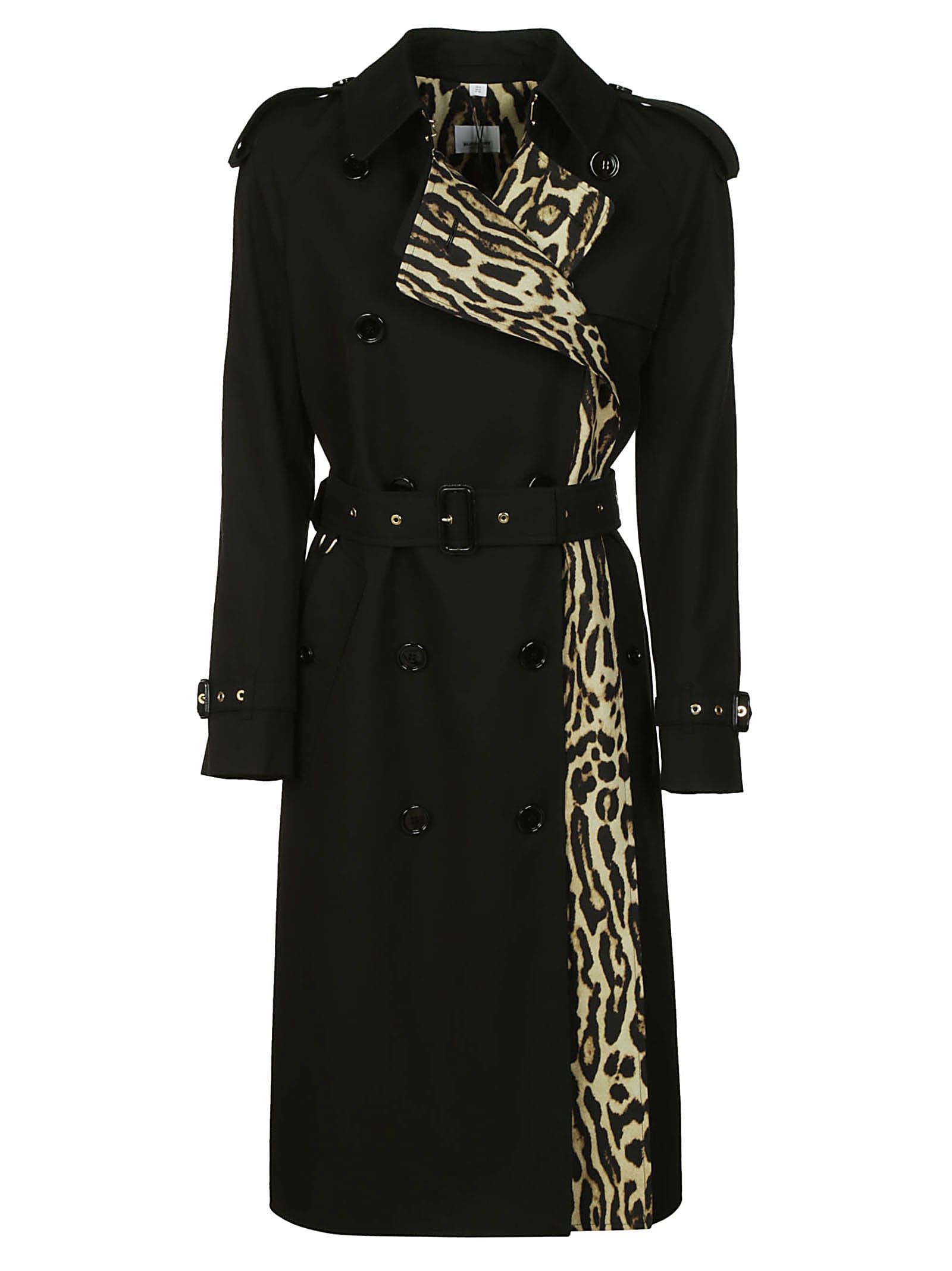 Burberry Leopard Skin Effect Trench
