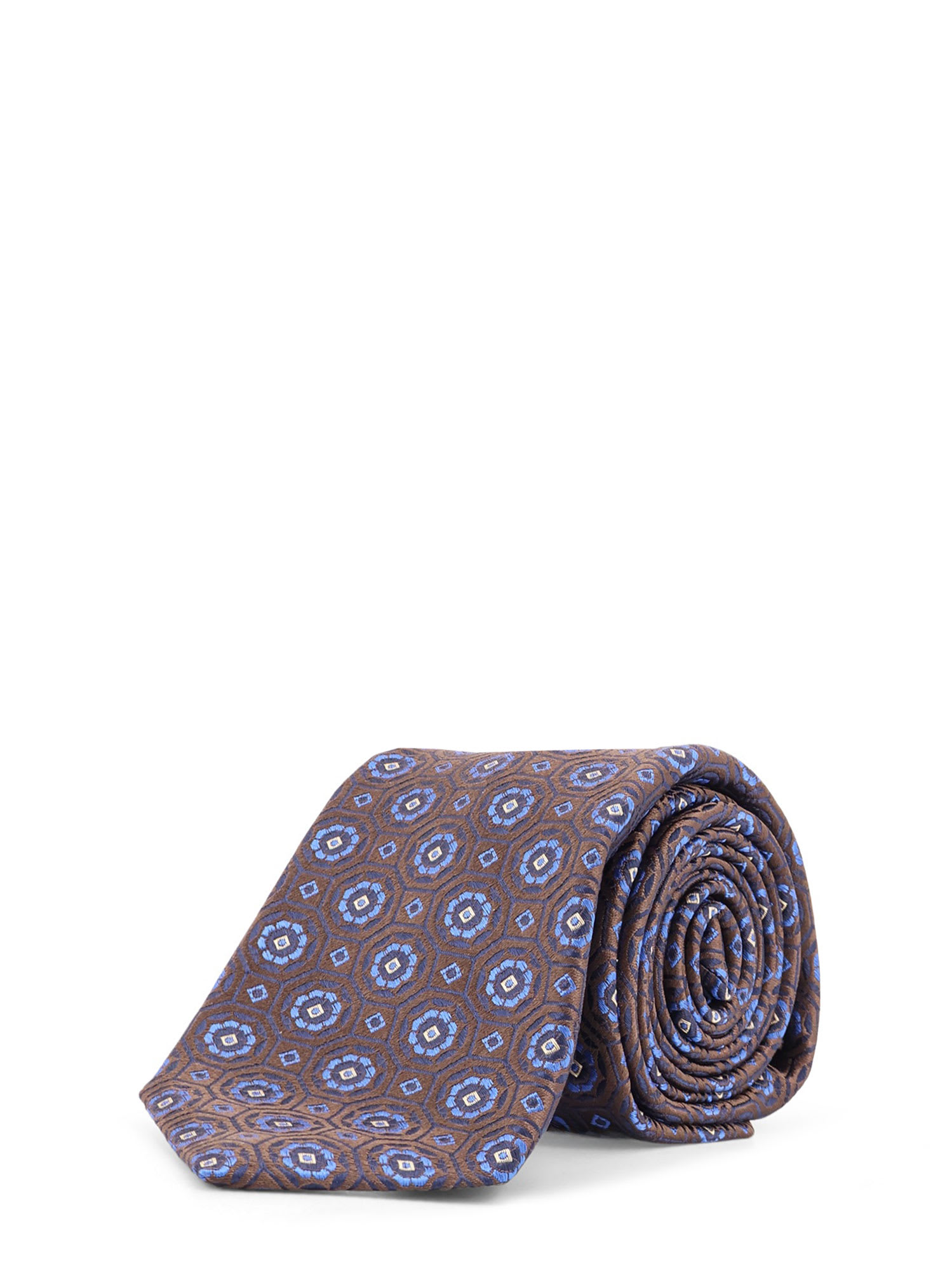 Kiton Geometric-jacquard Tie In Multi