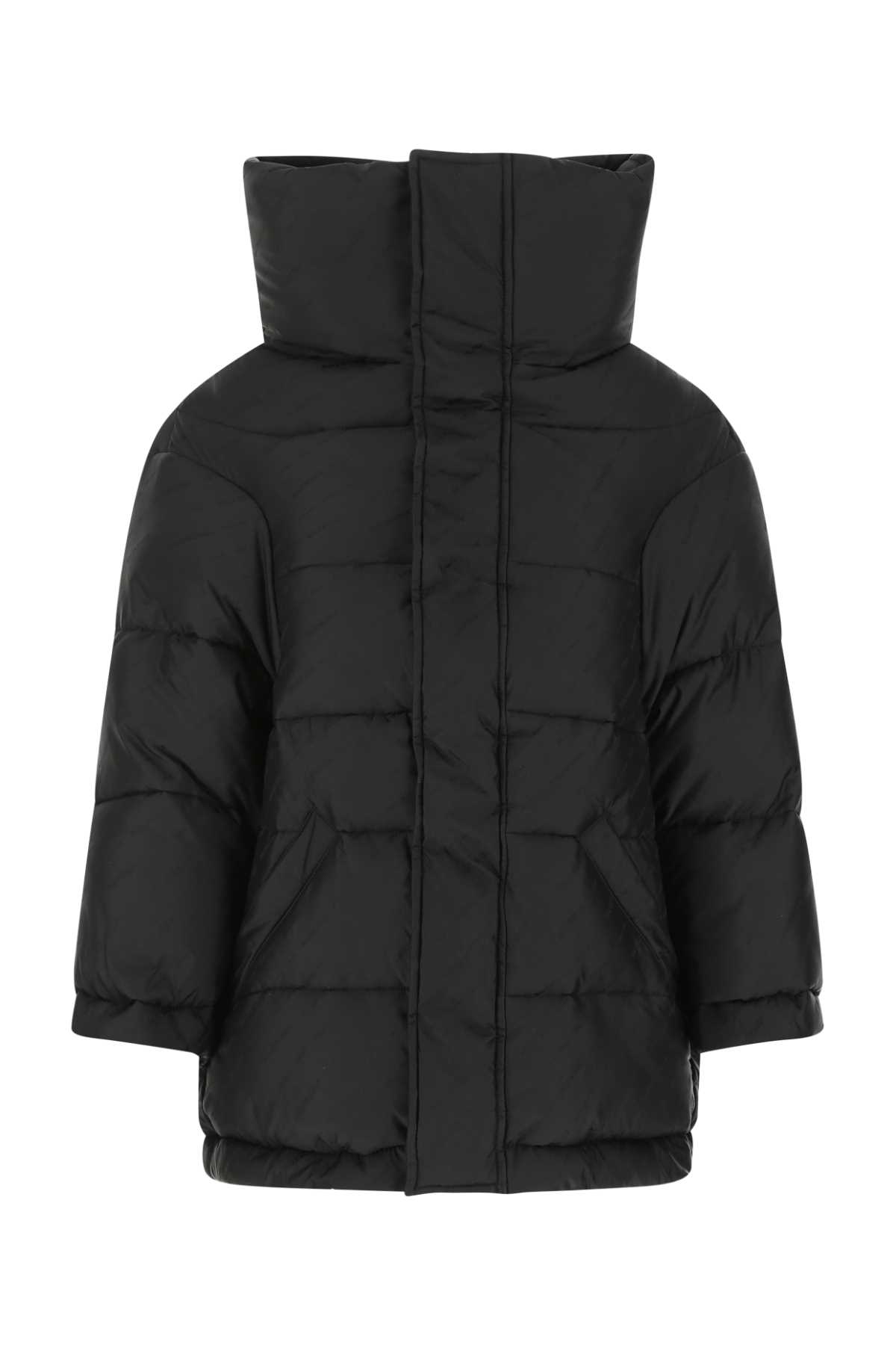 Black Nylon Padded Jacket