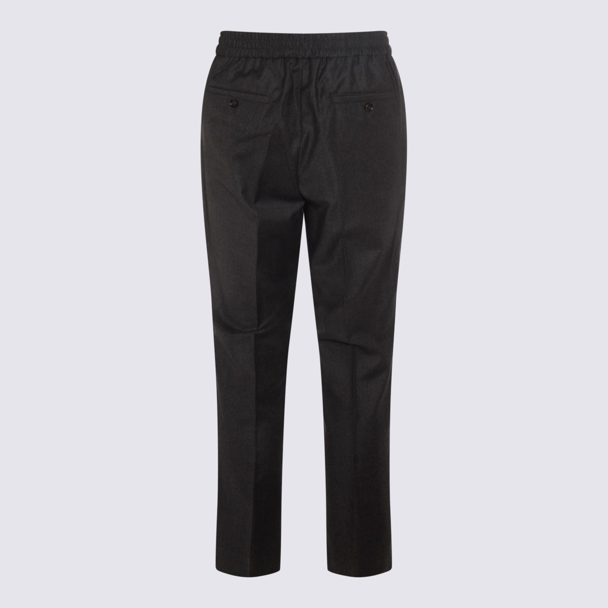 Ami Alexandre Mattiussi Ami Paris Straight-leg Striped Trousers In Black