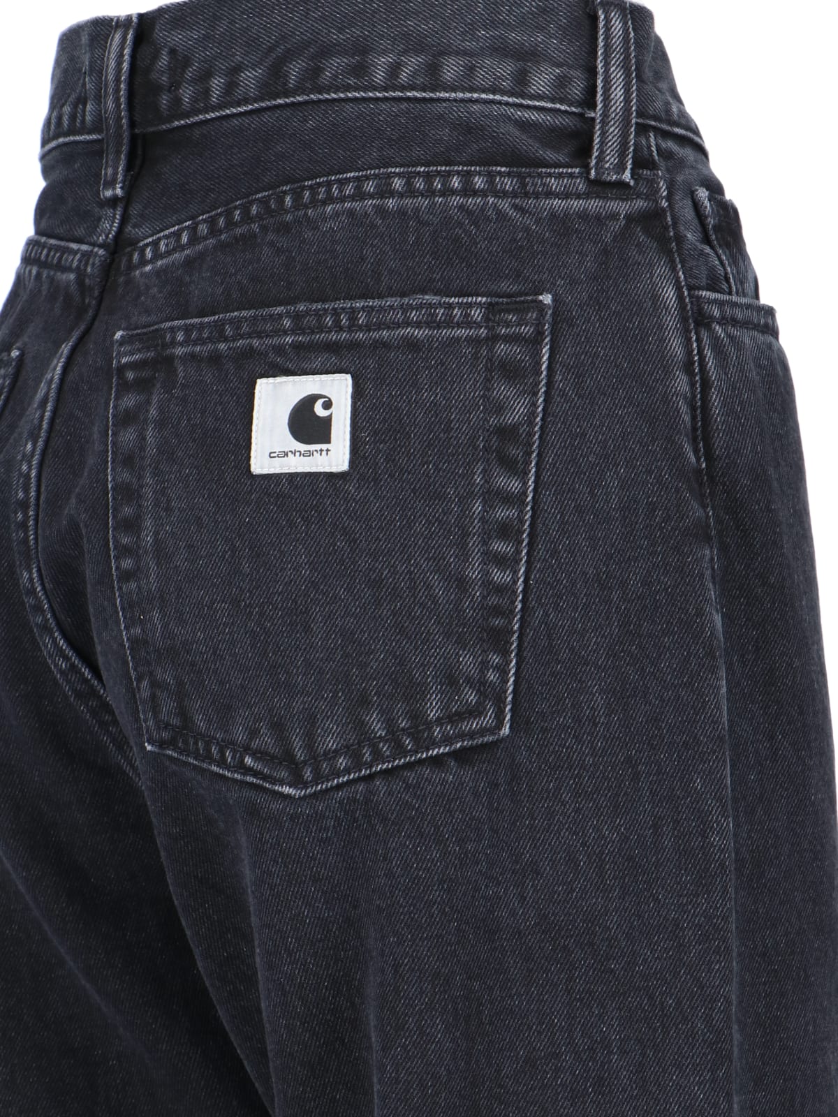 Carhartt W Noxon Pant Straight Jeans In Black