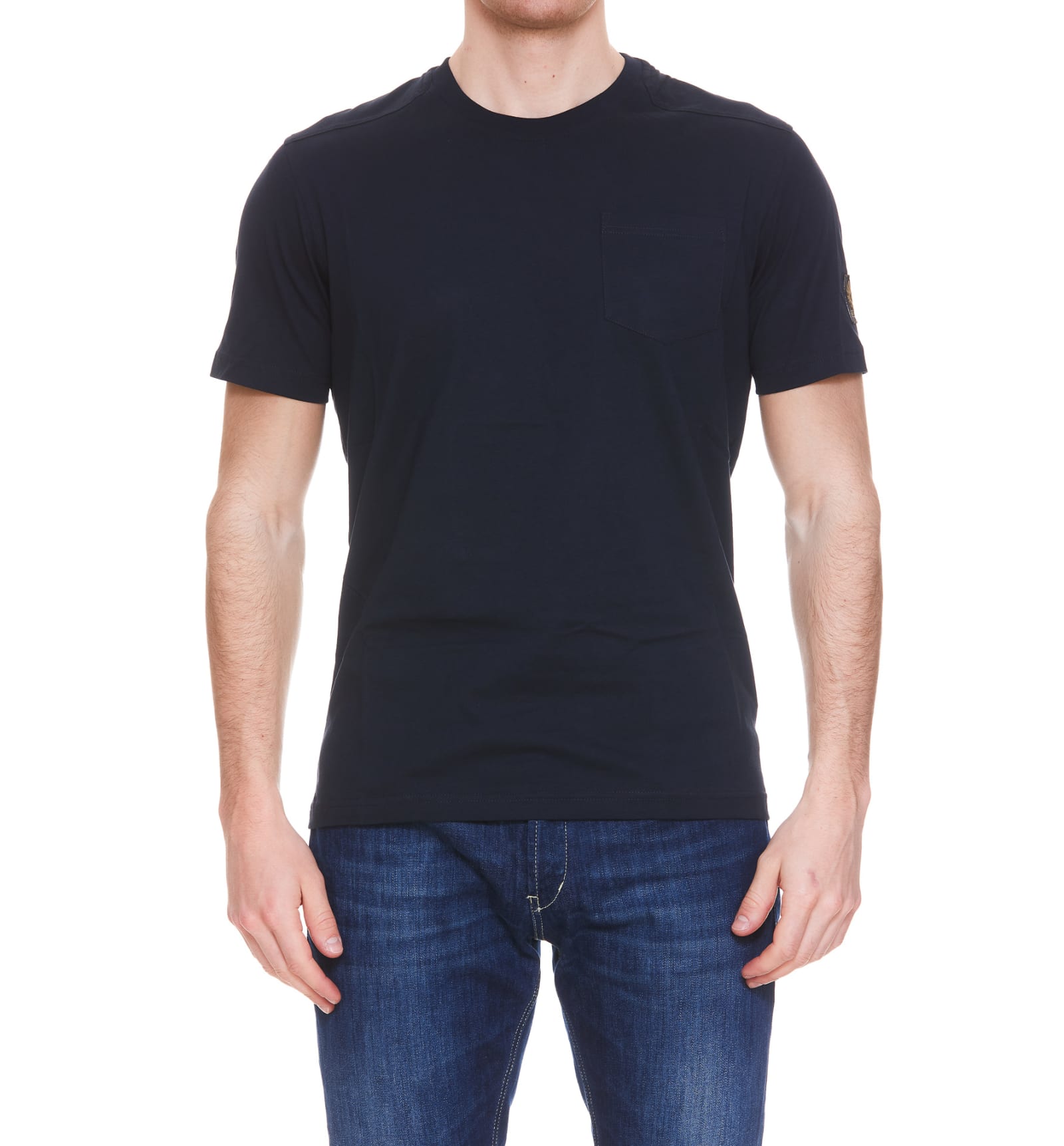 Belstaff Navy Thom T-shirt In Blue