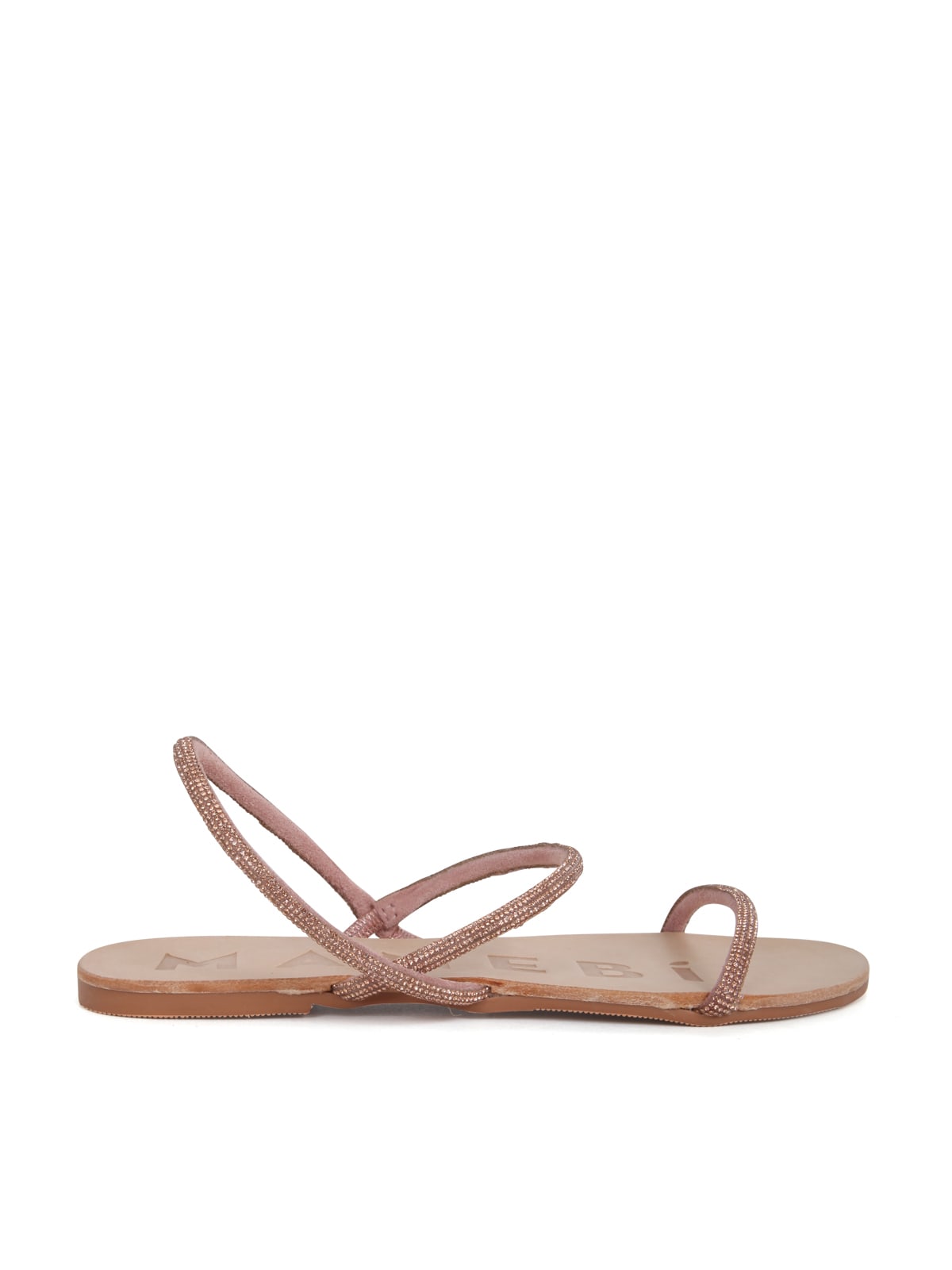 Manebi Leather Two Bands Sandals