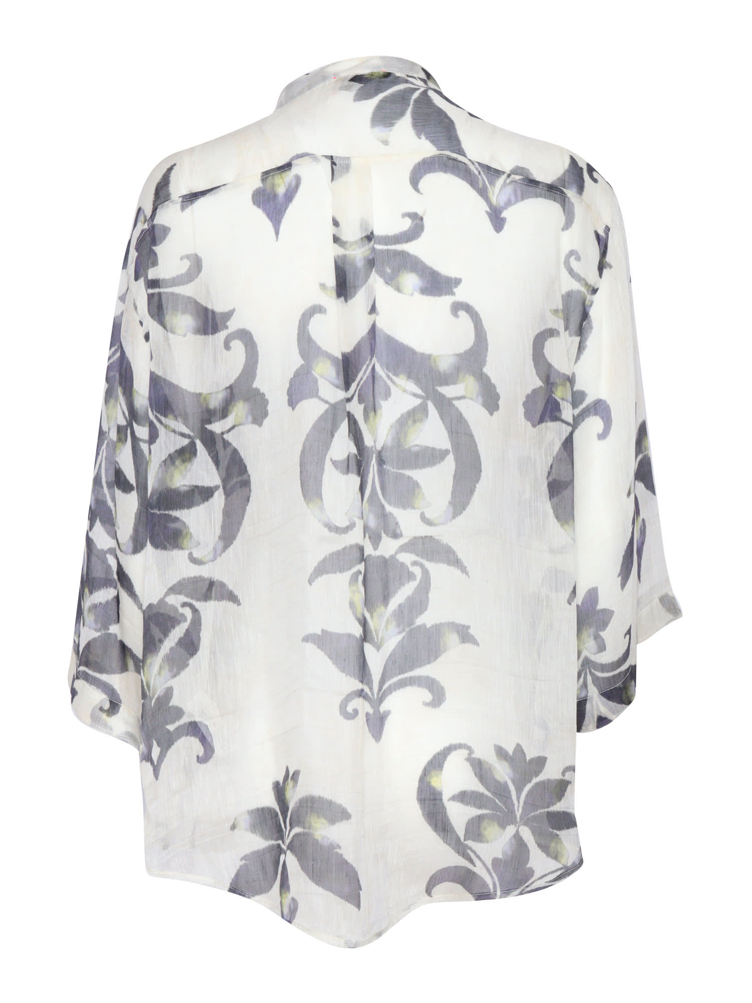 Shop Forte Forte The Secret Lily Silk Shirt In Fuchsia