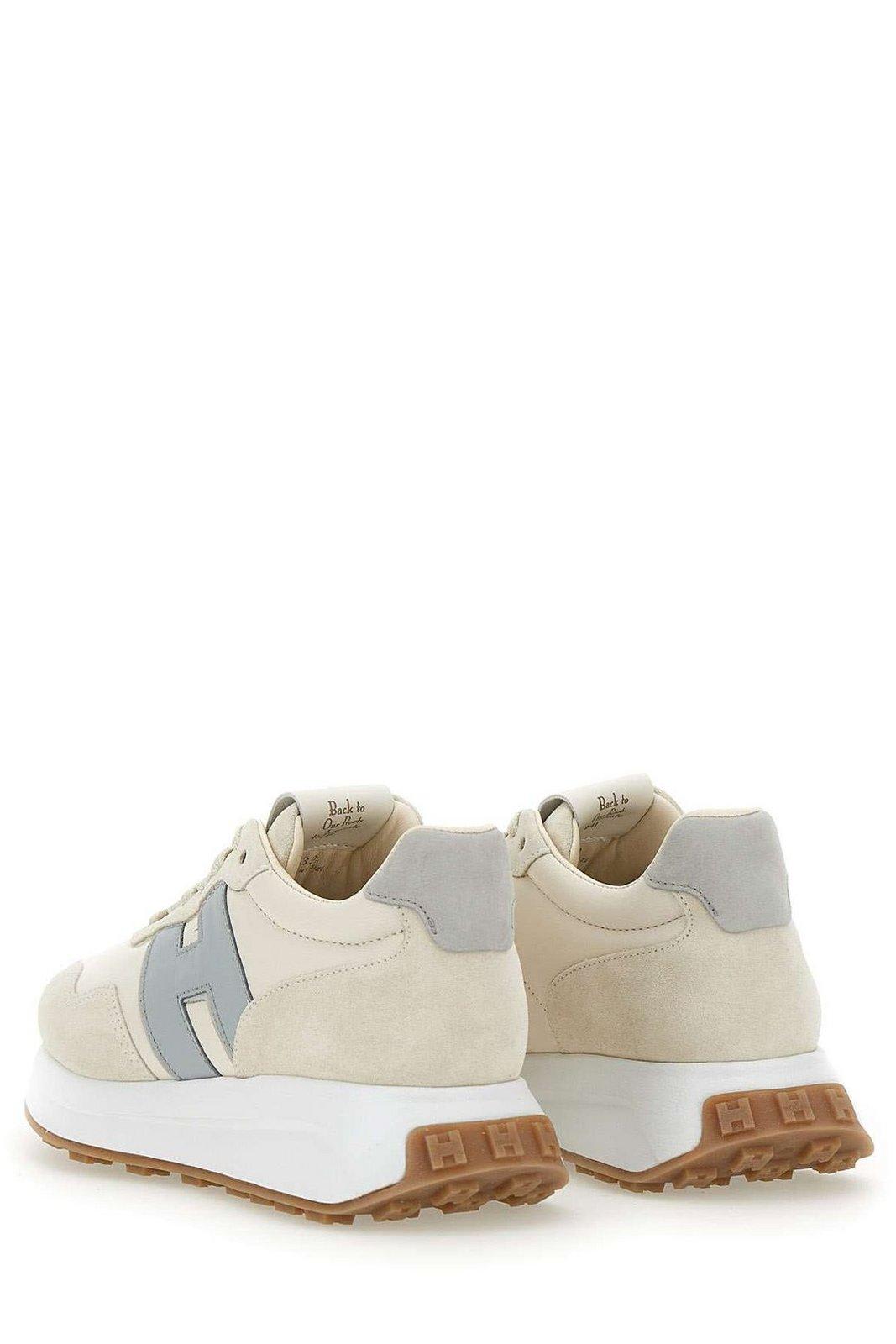 Hogan Light Beige Sneakers In Neutral