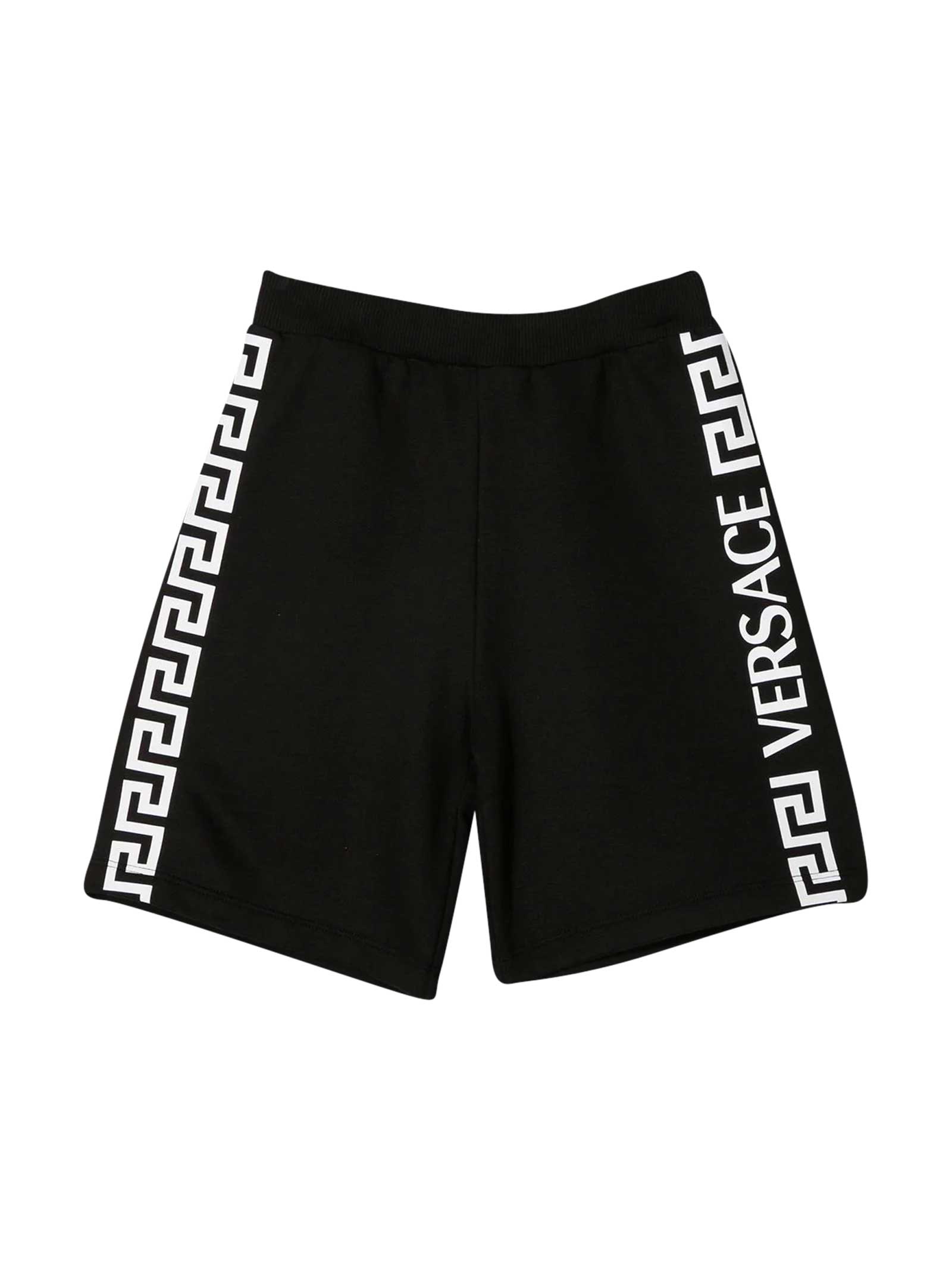 Versace Black Bermuda Shorts Young