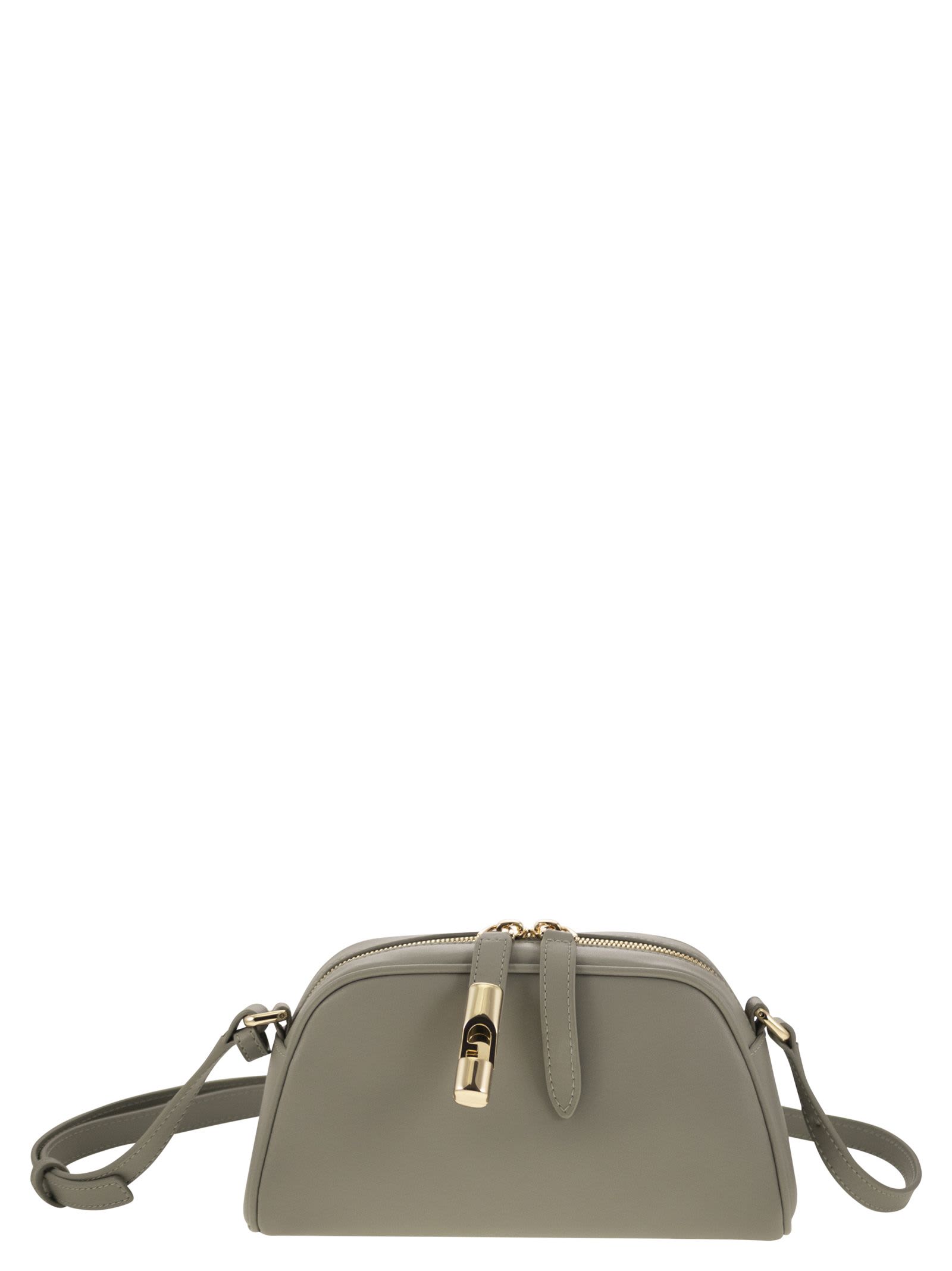 Shop Furla Goccia Cross Body Bag In Turtledove