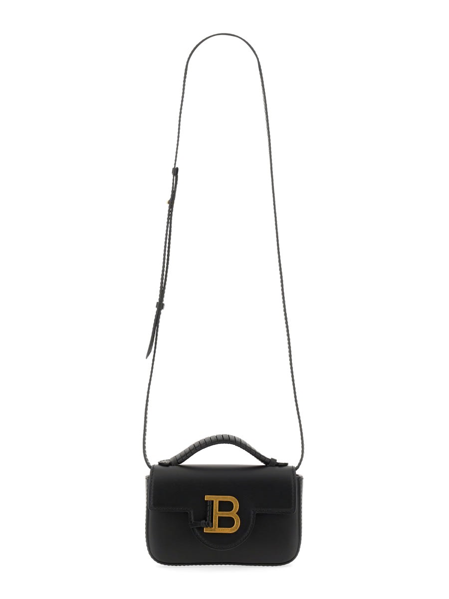 Shop Balmain B-buzz Mini Bag In Black