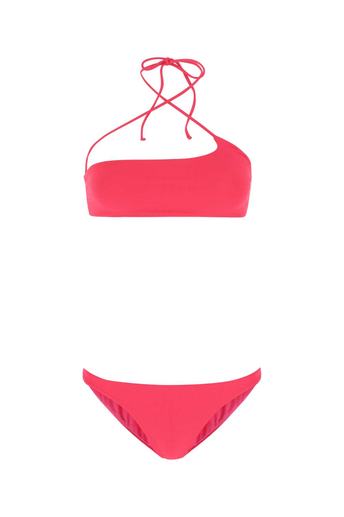 Fuchsia Stretch Nylon Bikini