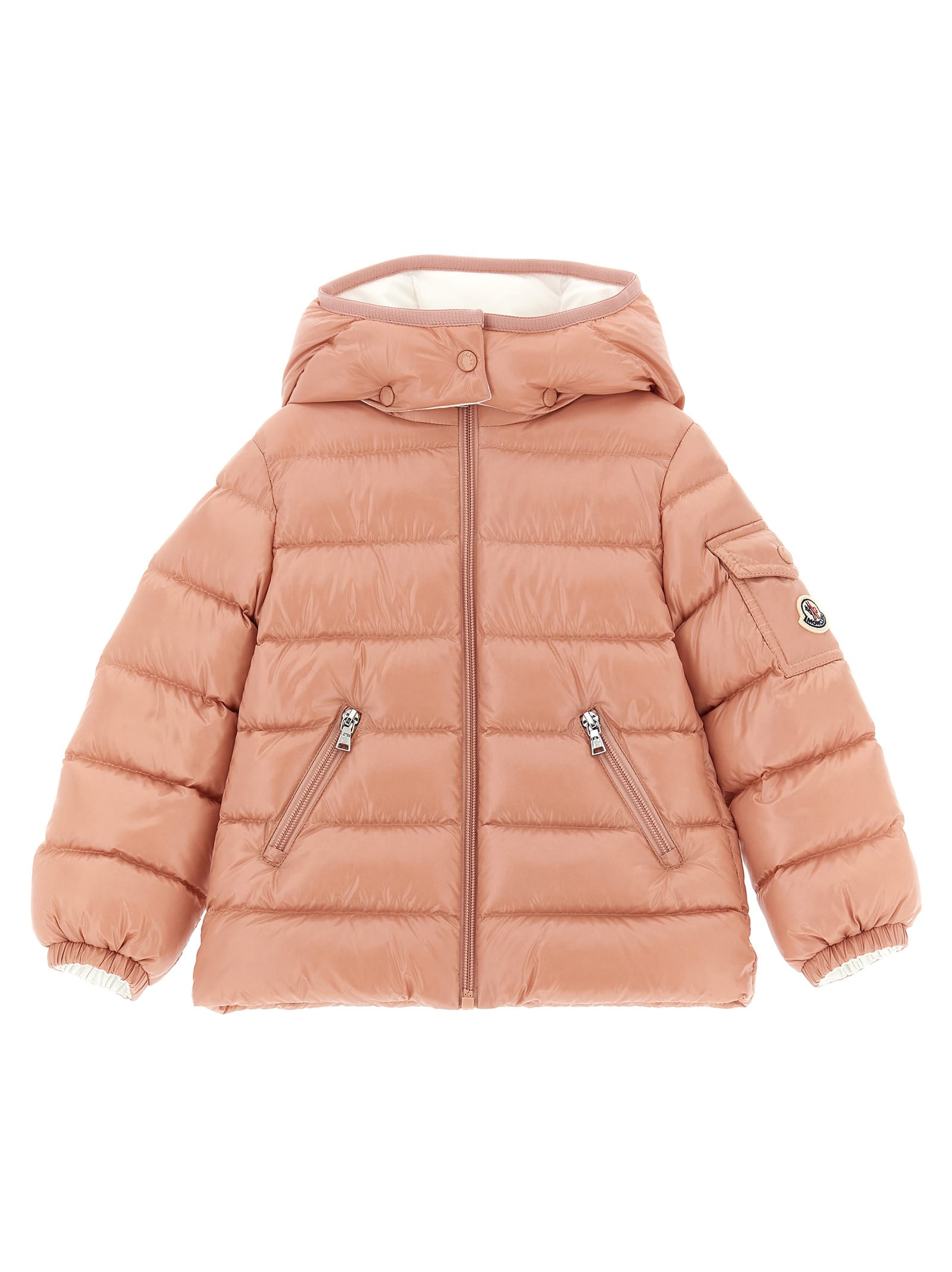 Moncler Bady Down Jacket In Gold