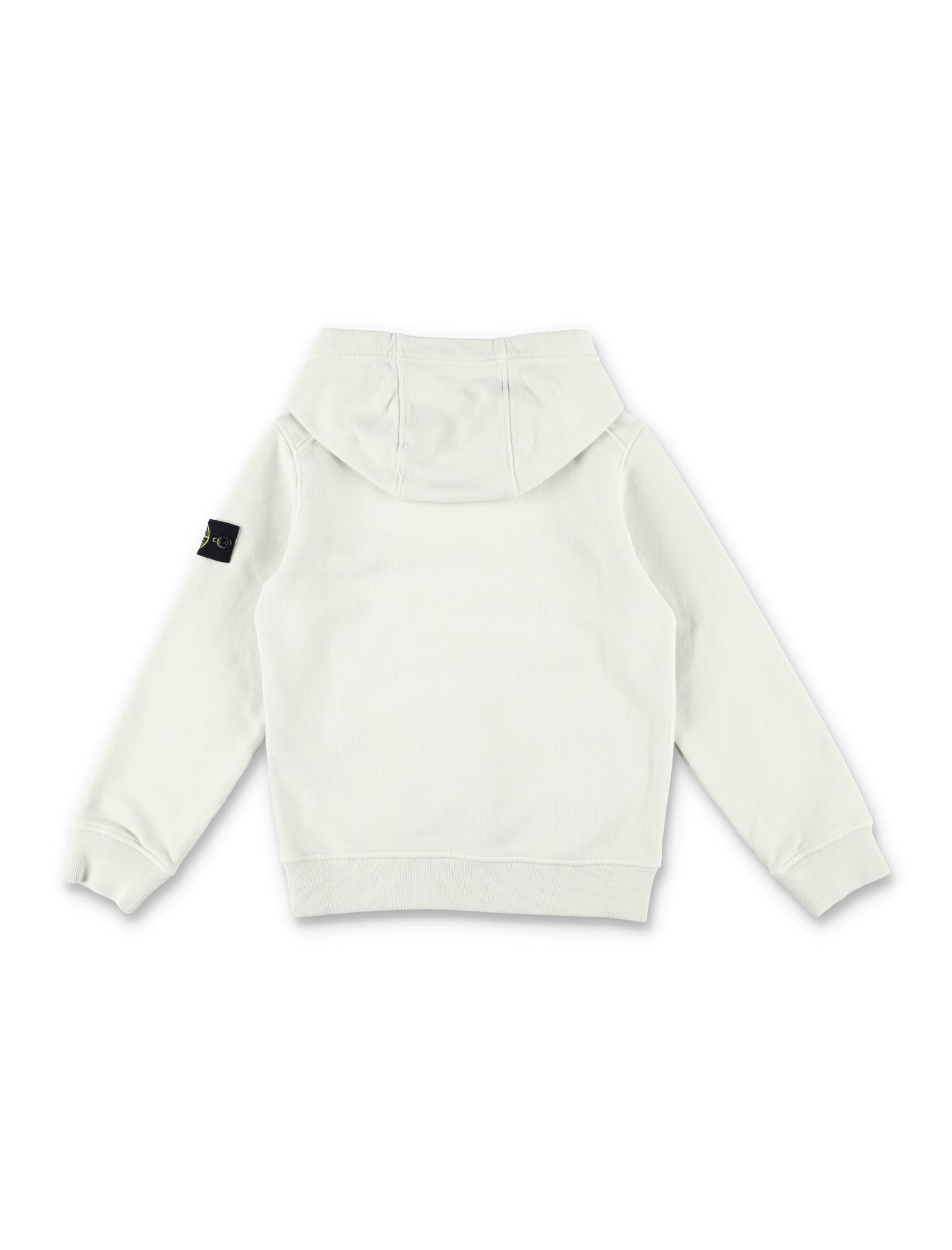 Shop Stone Island Junior Hoodie Basic In Stucco