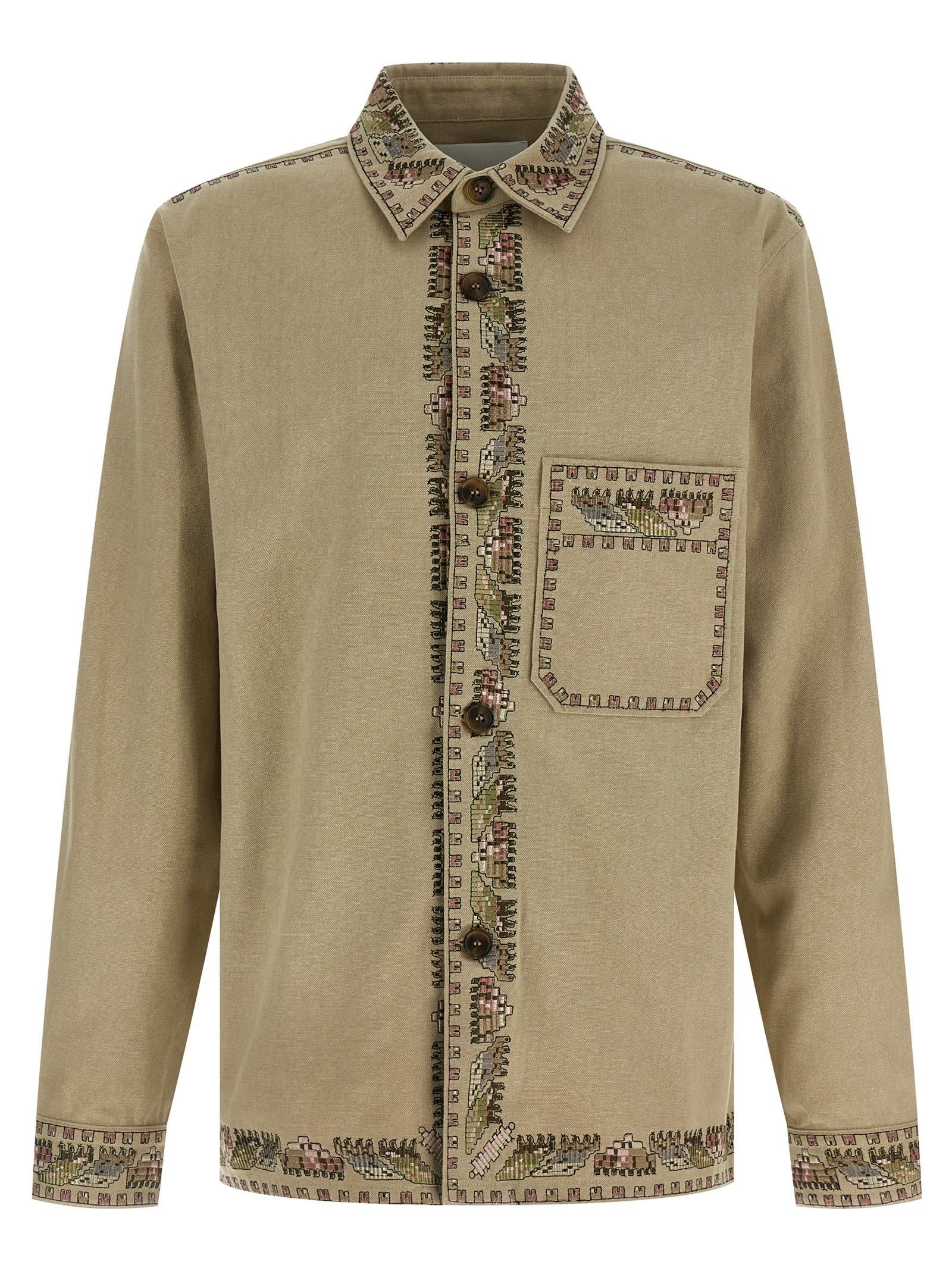 Isabel Marant Rudy Overshirt In Brown