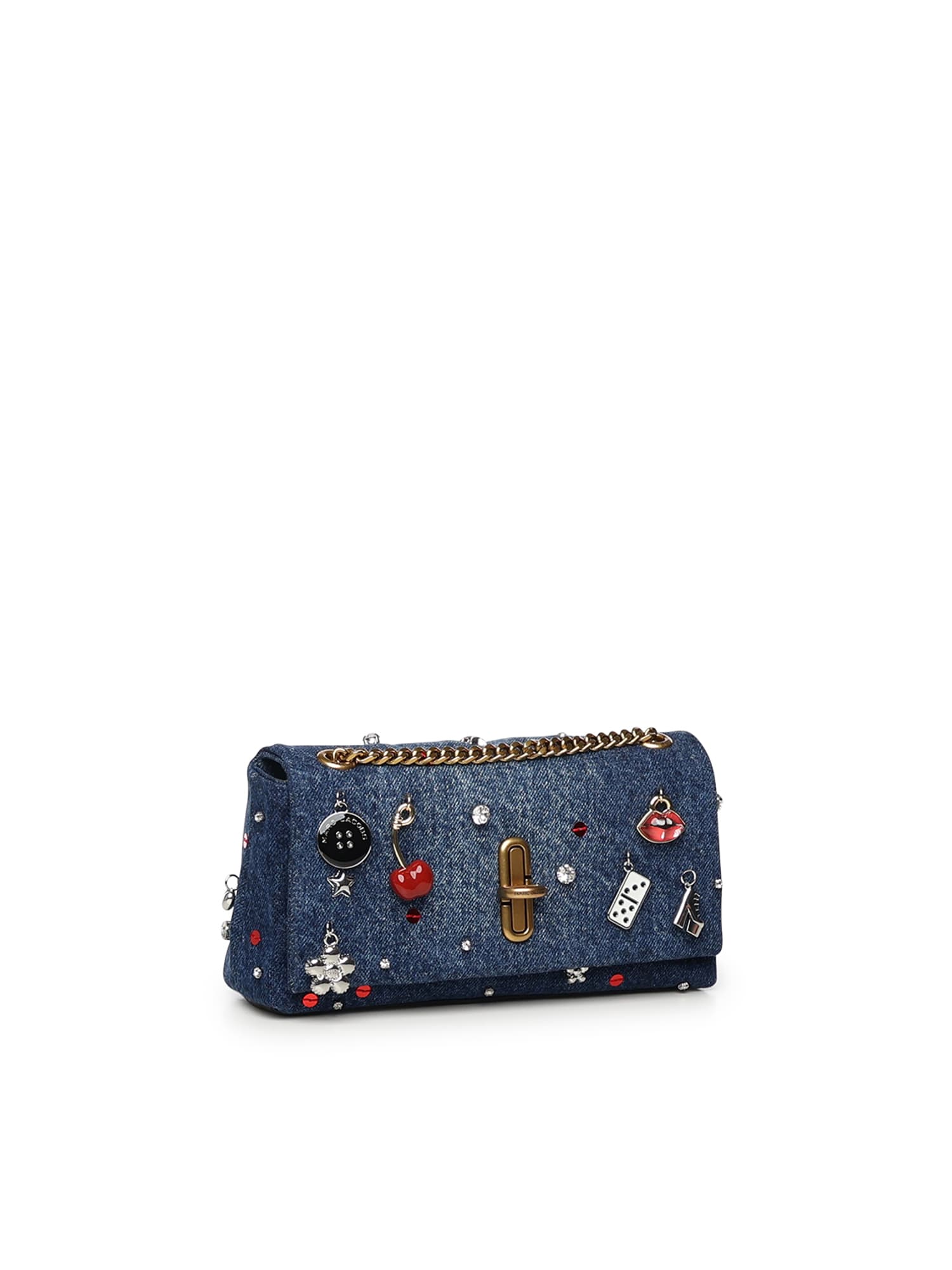 Marc Jacobs The Dual Chain Mini Bag In Denim