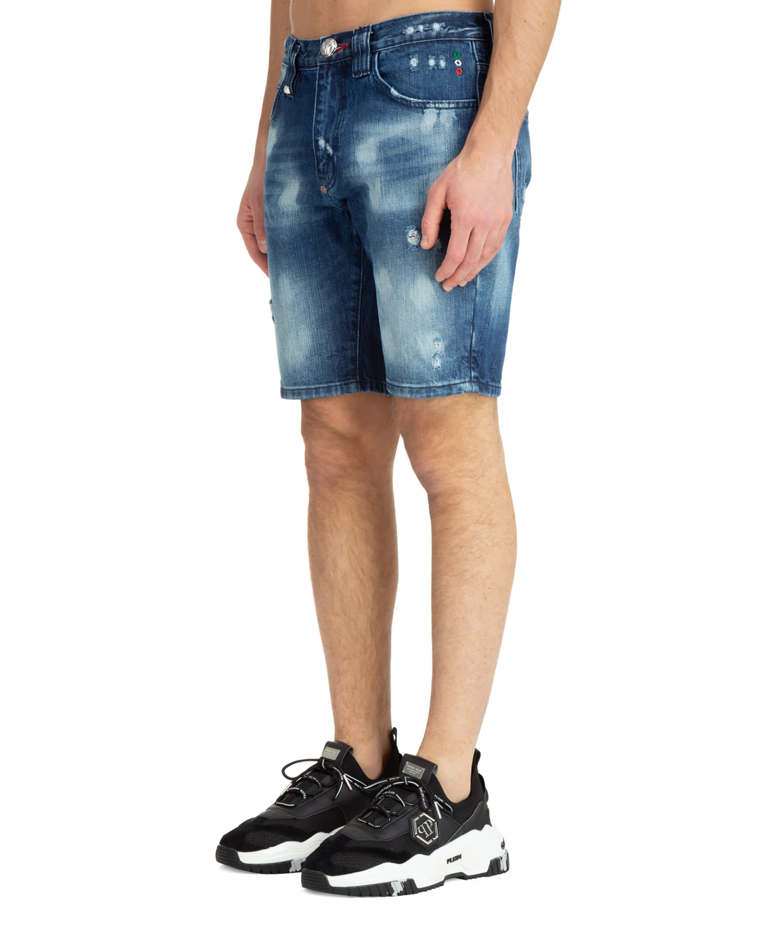 Philipp Plein Capri Cotton Shorts