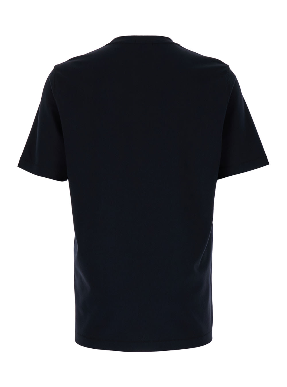 Theory Blue Crewneck T-shirt In Black