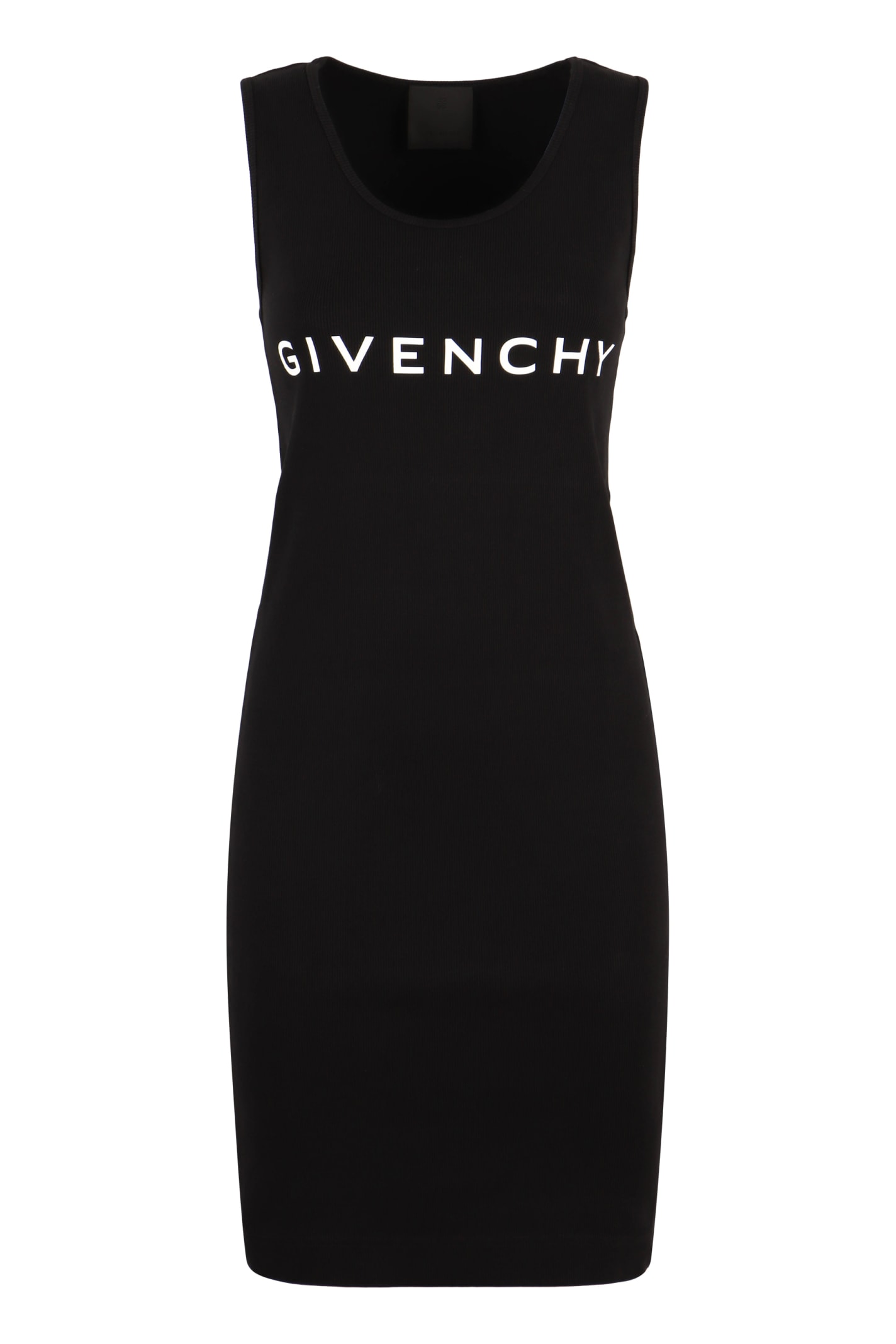 Shop Givenchy Jersey Dress In Nero