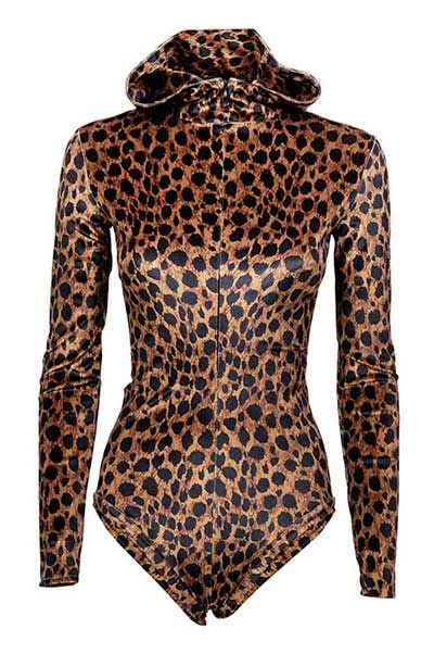 Amen Polyester Woven Body Leopard
