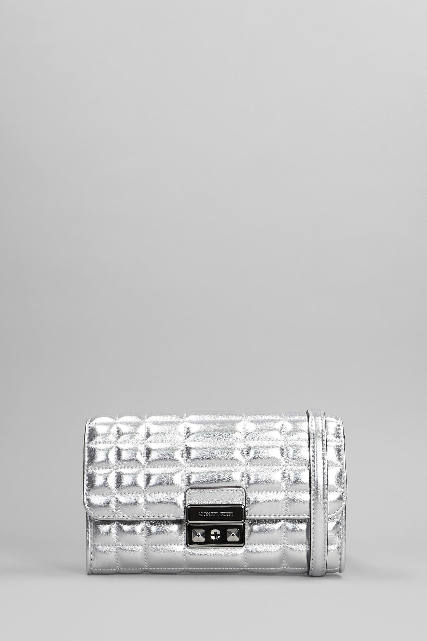 Michael Kors Tribeca Large Metallic Crossbody Bag