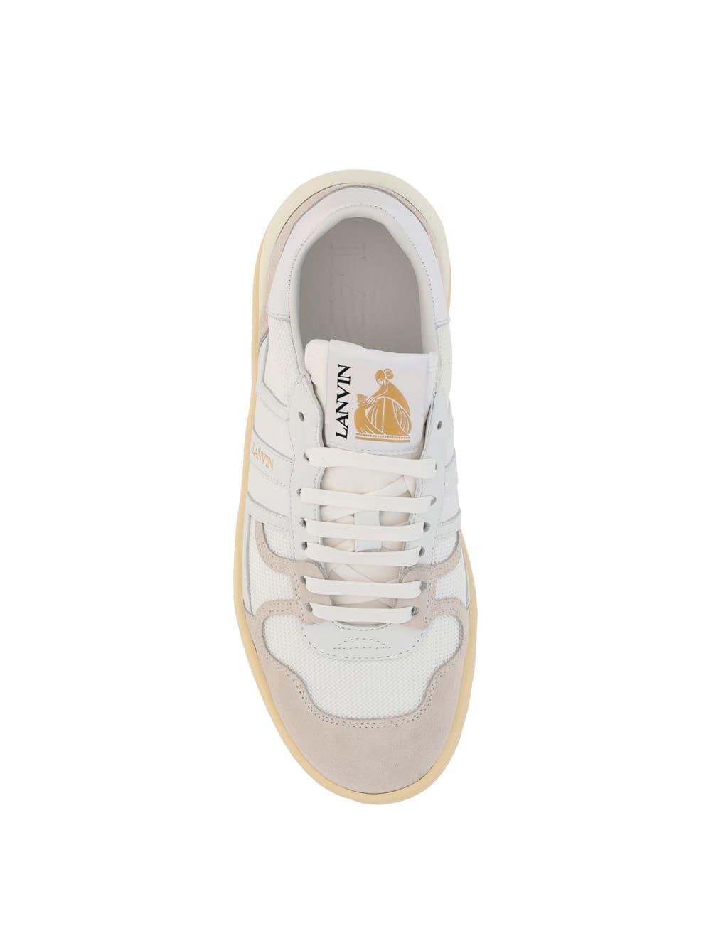 Shop Lanvin Sneakers In White