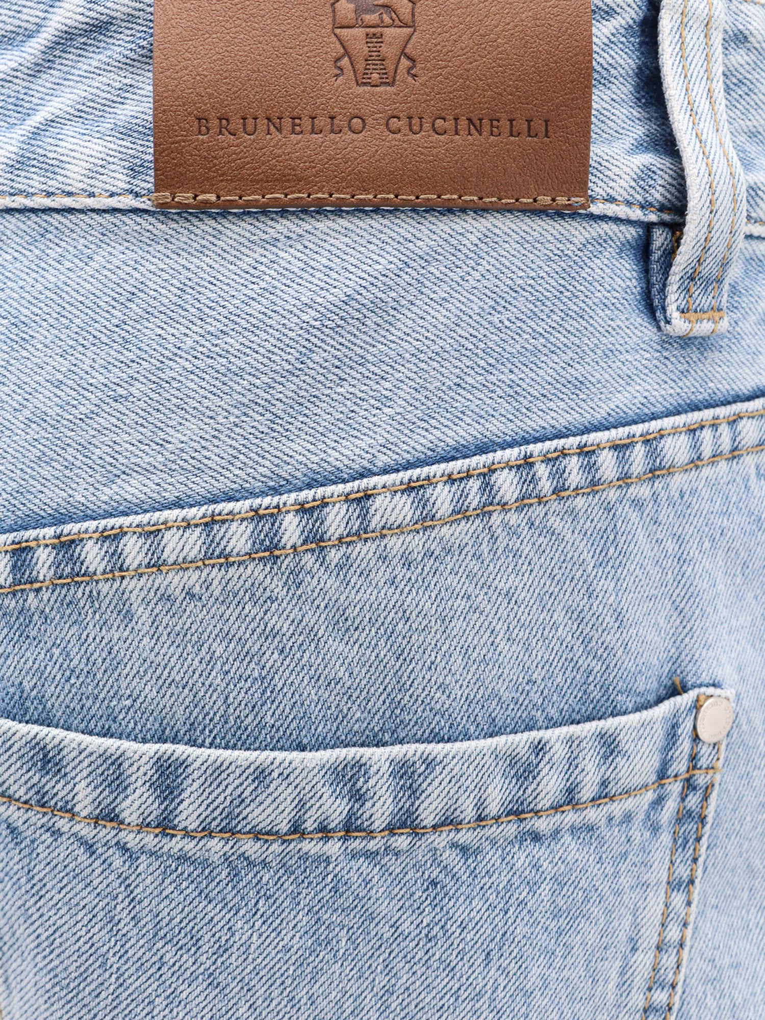 Brunello Cucinelli Contemporary Loose Full Lenght Jeans In Blue