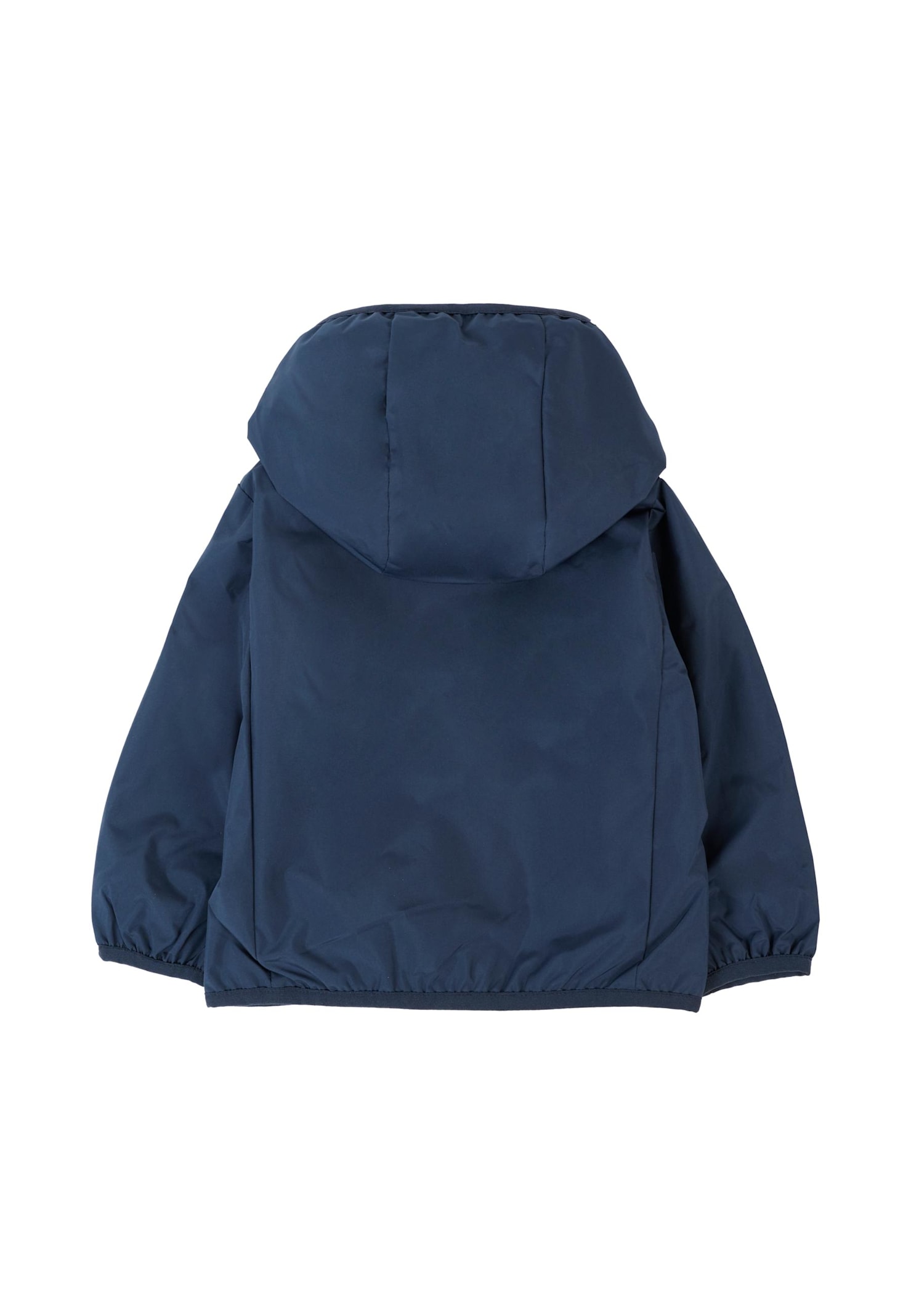 Save The Duck Blue Coco Windbreaker For Baby Boywith Logo In Blue