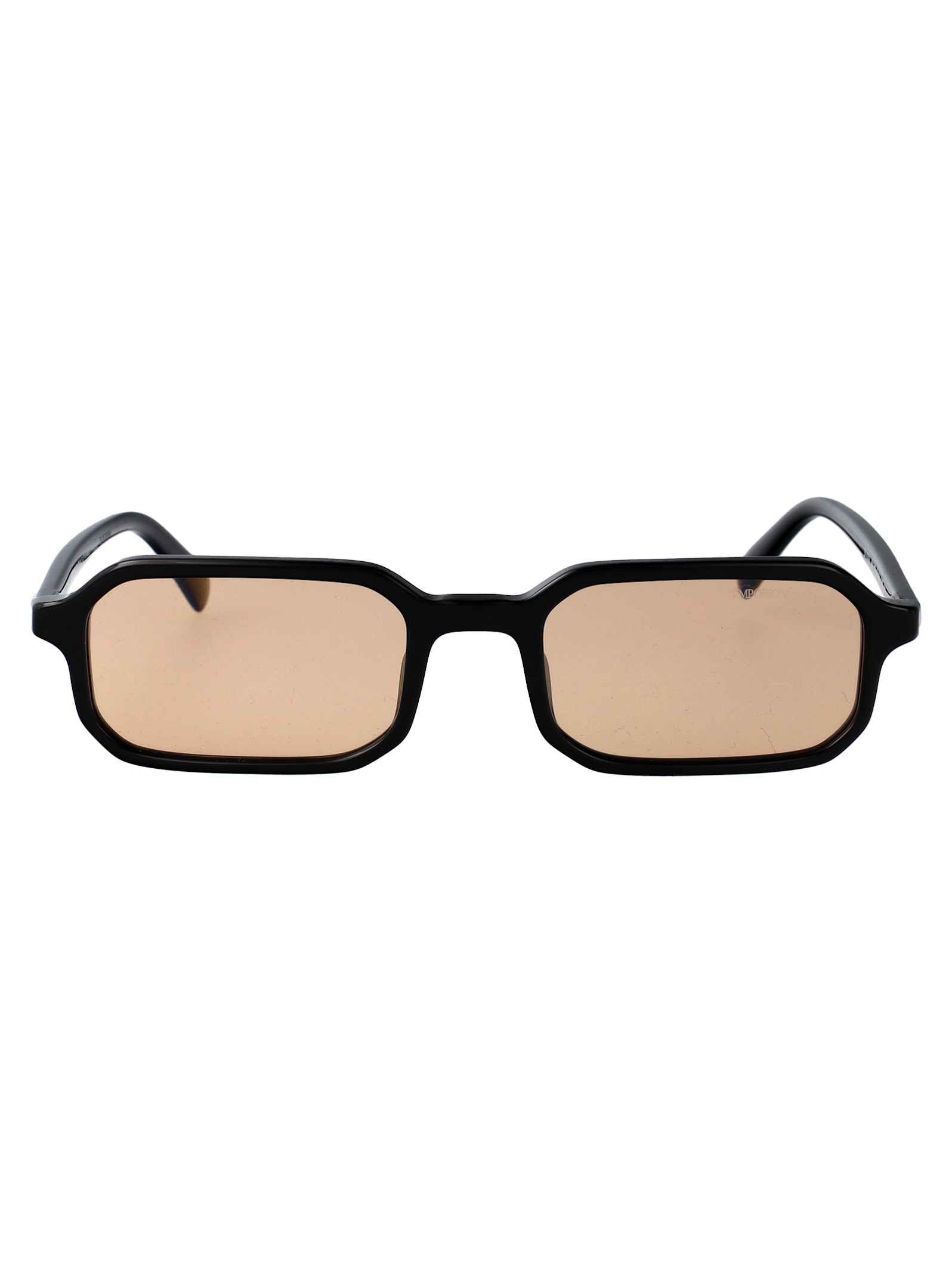 Emporio Armani Rectangular Sunglasses 0 Ea4253 U 501793 In Black