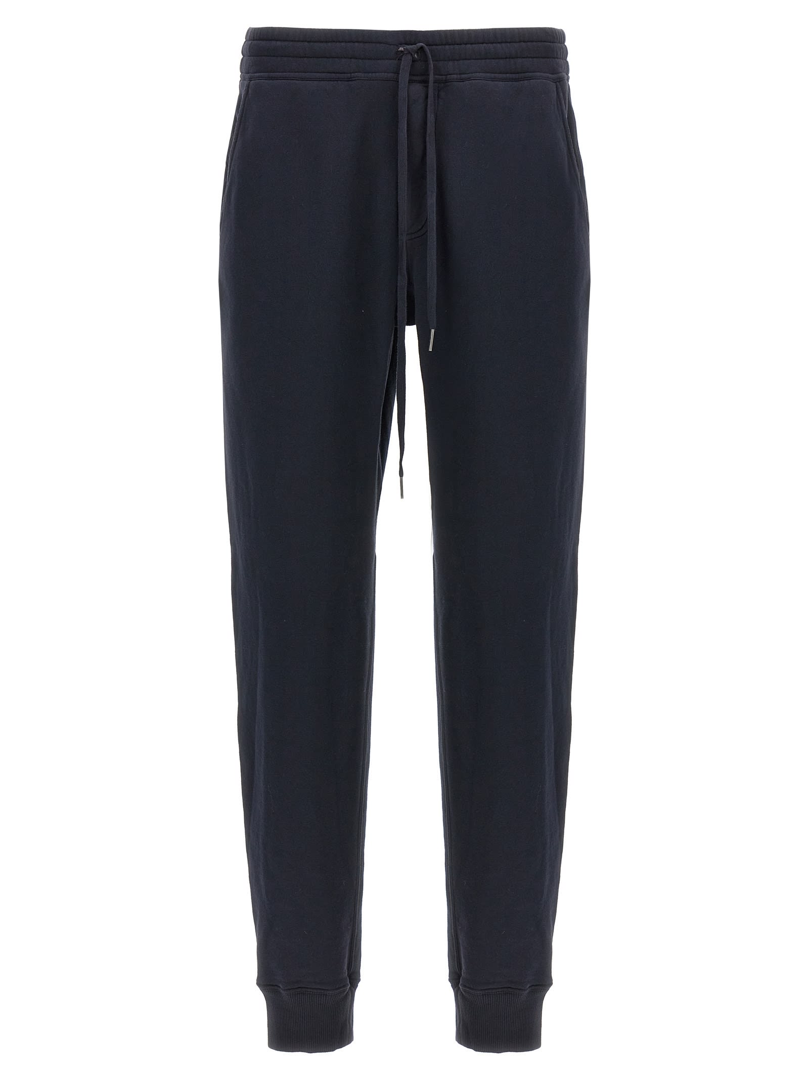 Shop Tom Ford Vintage Garment Dyed Joggers In Blue