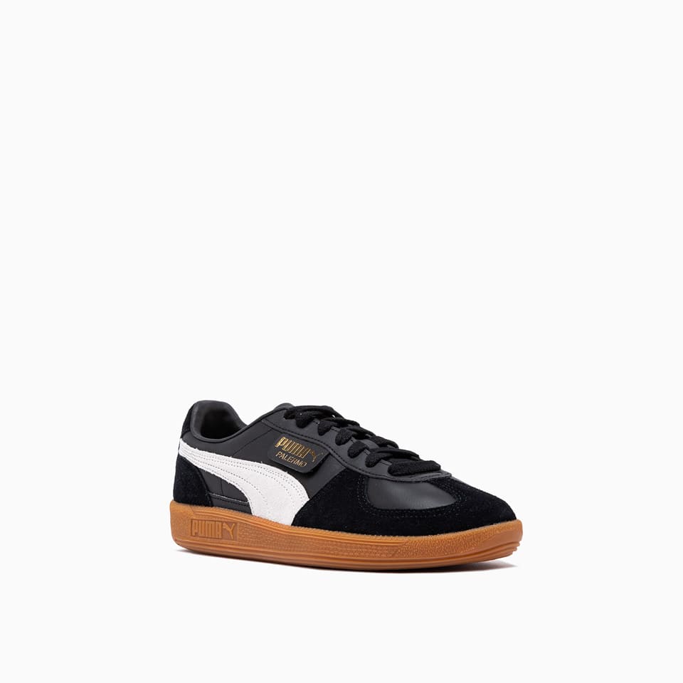 Shop Puma Palermo Sneakers In Black