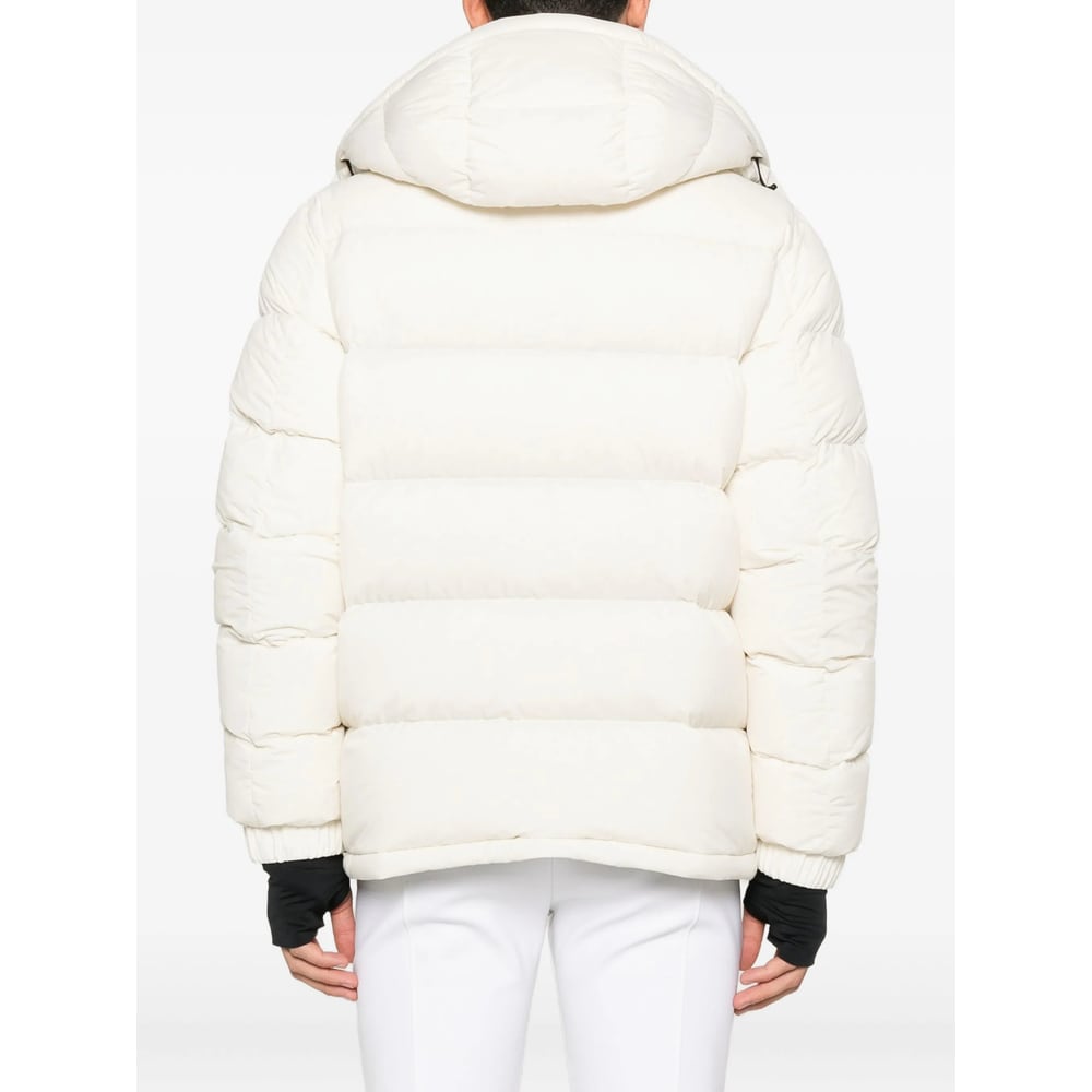 Moncler Grenoble Hooded Zip-fastening Jacket In White