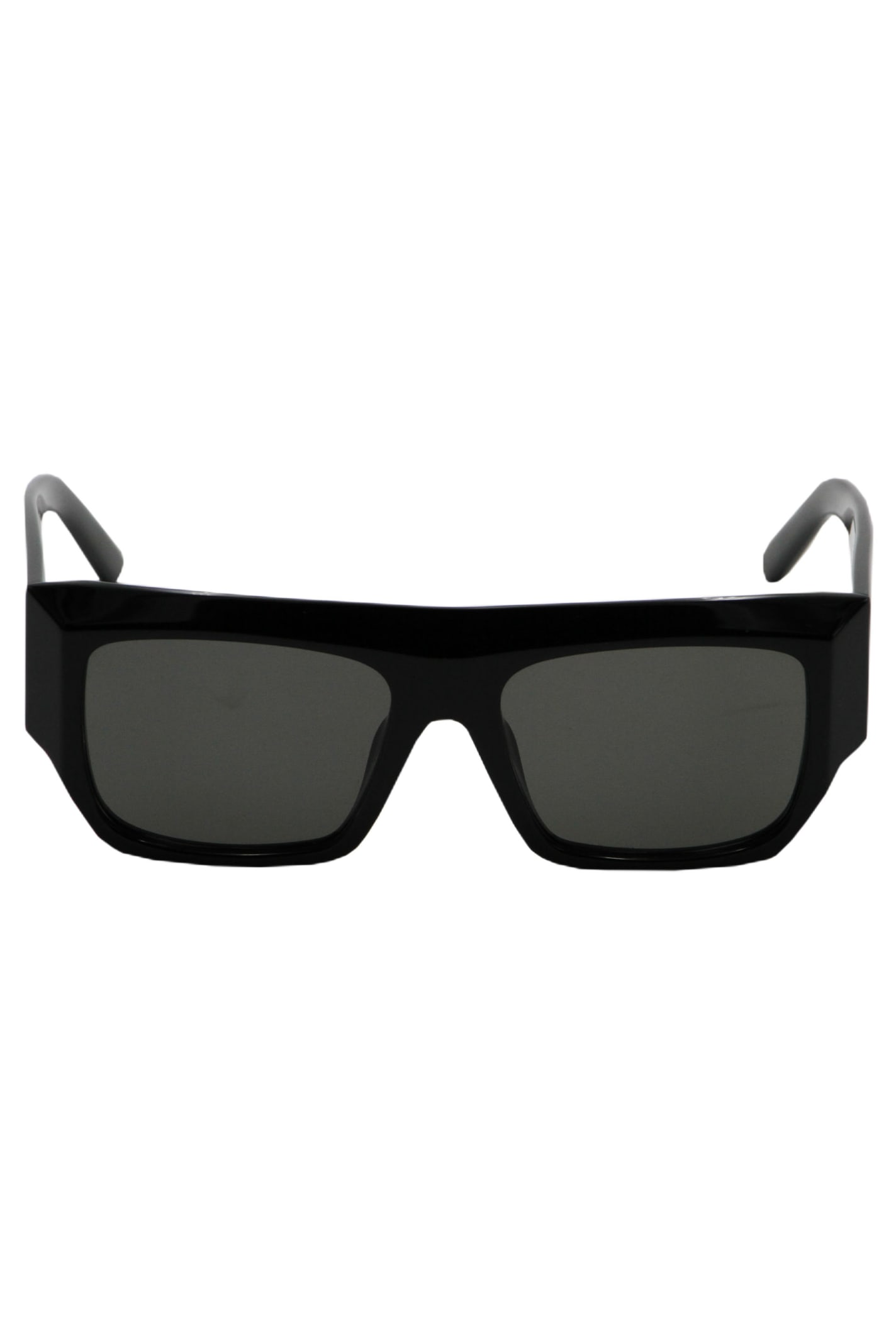 Palm Angels Blanca Rectangular Frame Sunglasses In Black