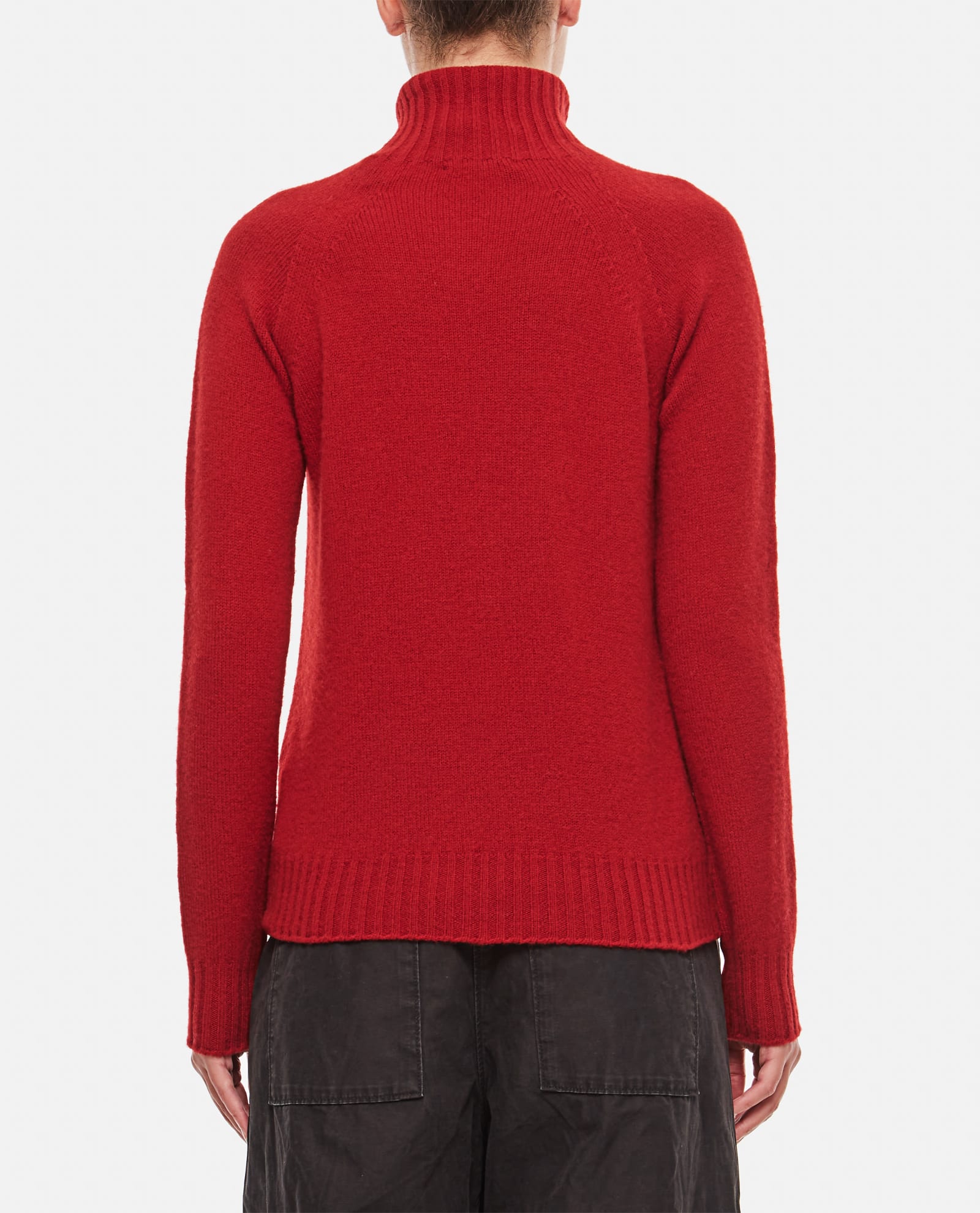 Shop Drumohr Turtleneck Sweater In Red