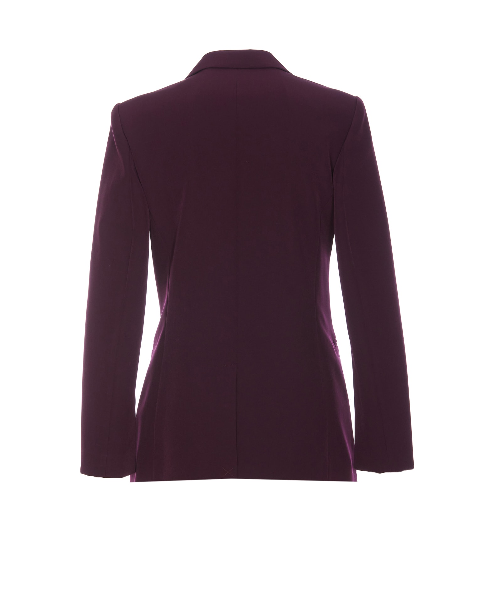 Shop Liu •jo Blazer In Purple