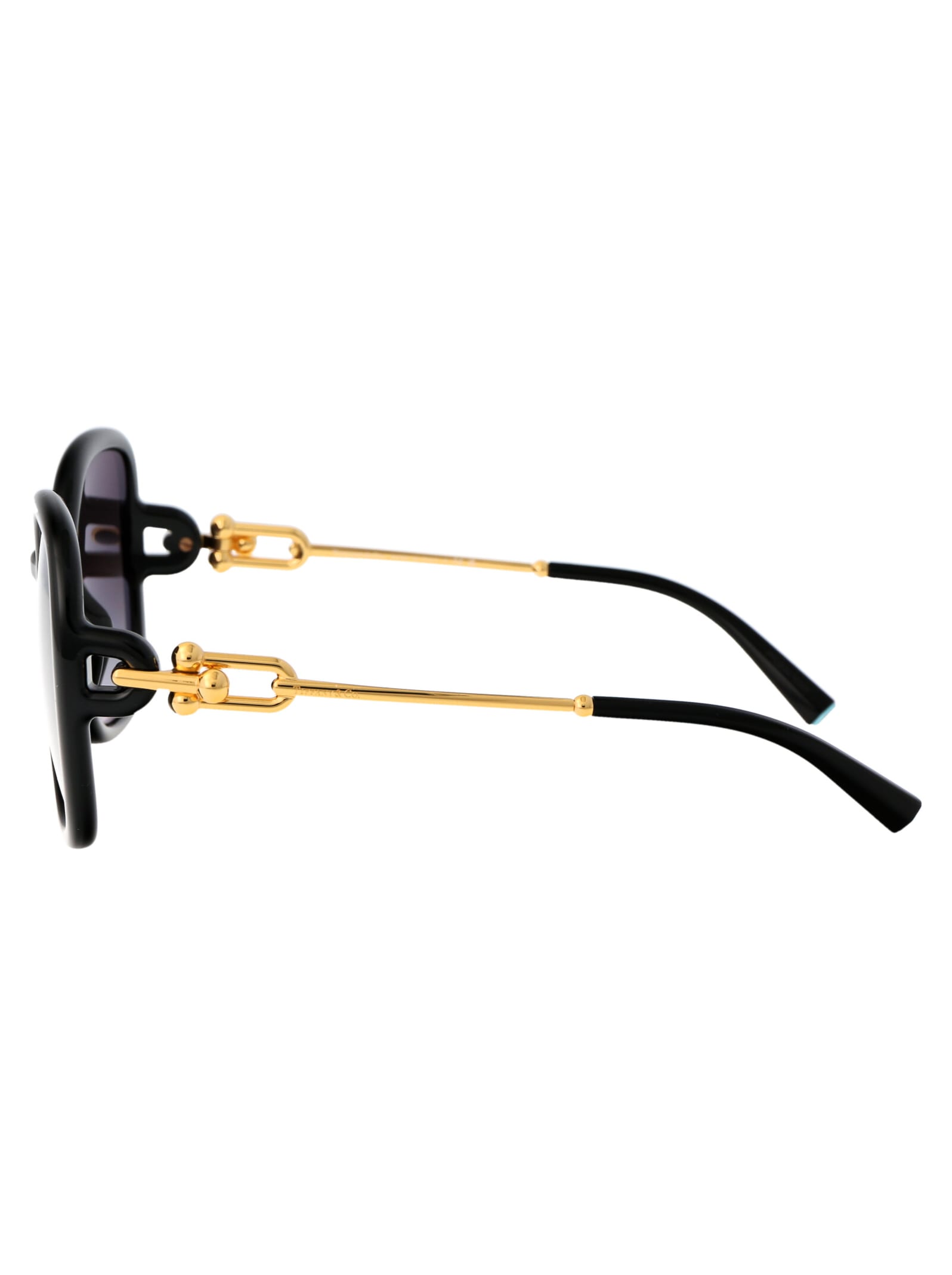 Shop Tiffany &amp; Co. 0tf4202u Sunglasses In 80013c Black