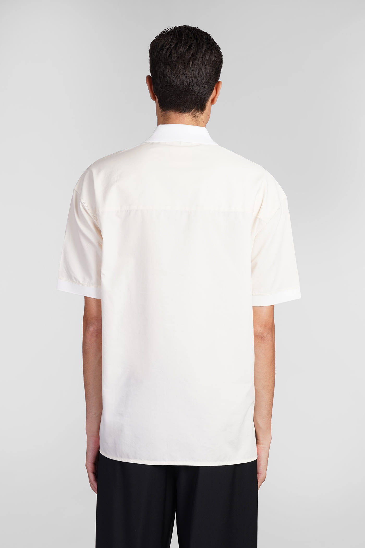 Shop Givenchy Polo In Beige Cotton