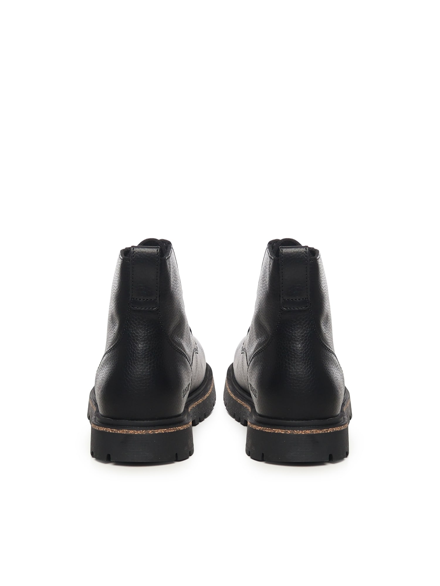 Birkenstock Highwood Lace Mid Ankle Boot In Black