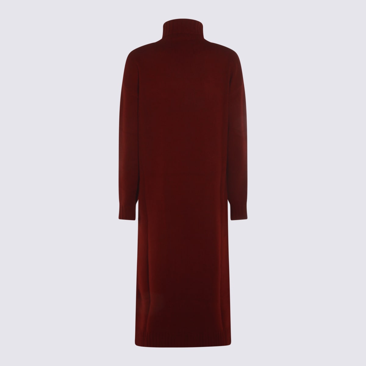Max Mara Dark Red Cashmere Summer Knitwear In Red