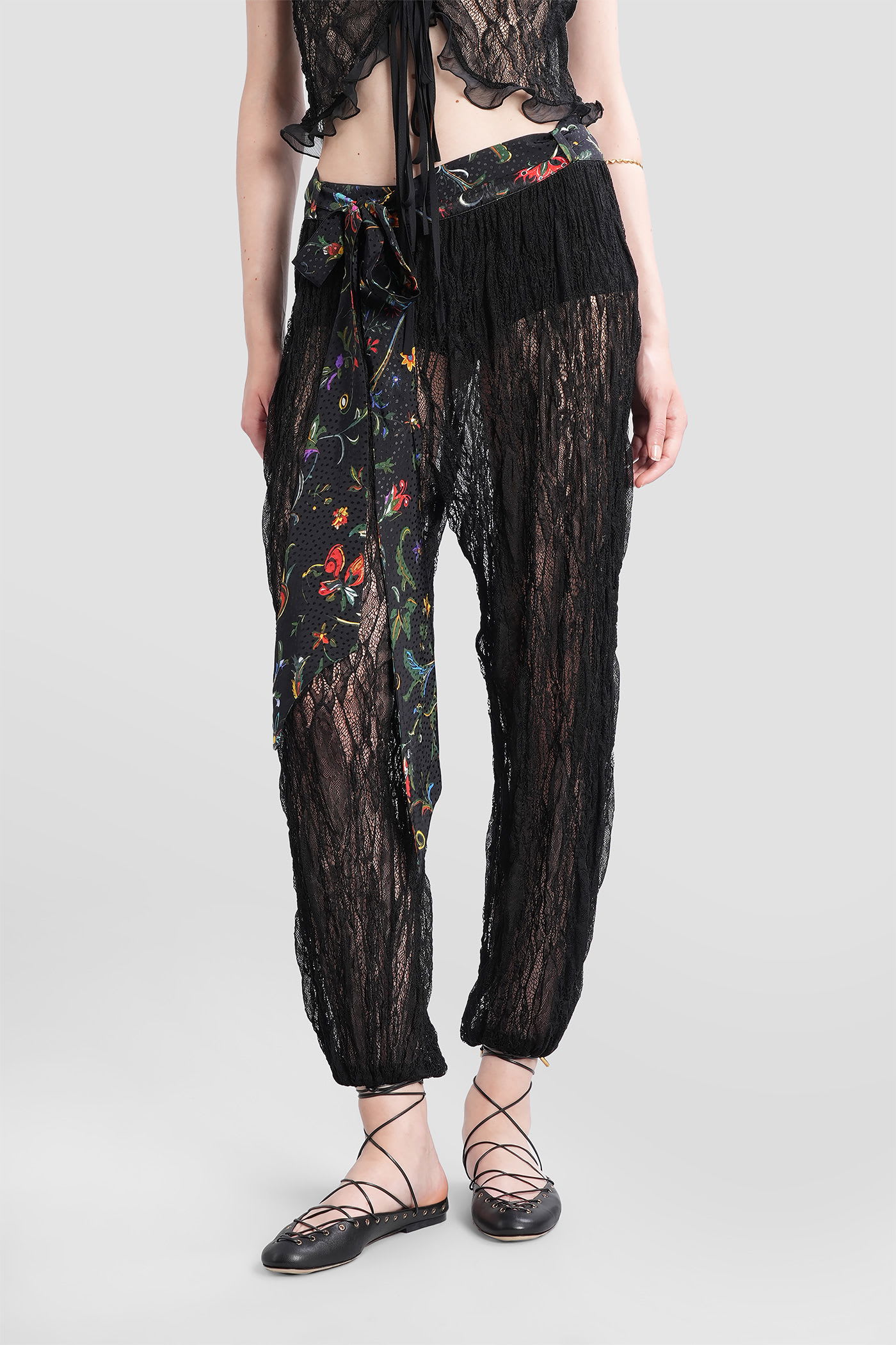 Tessa Pants In Black Polyamide