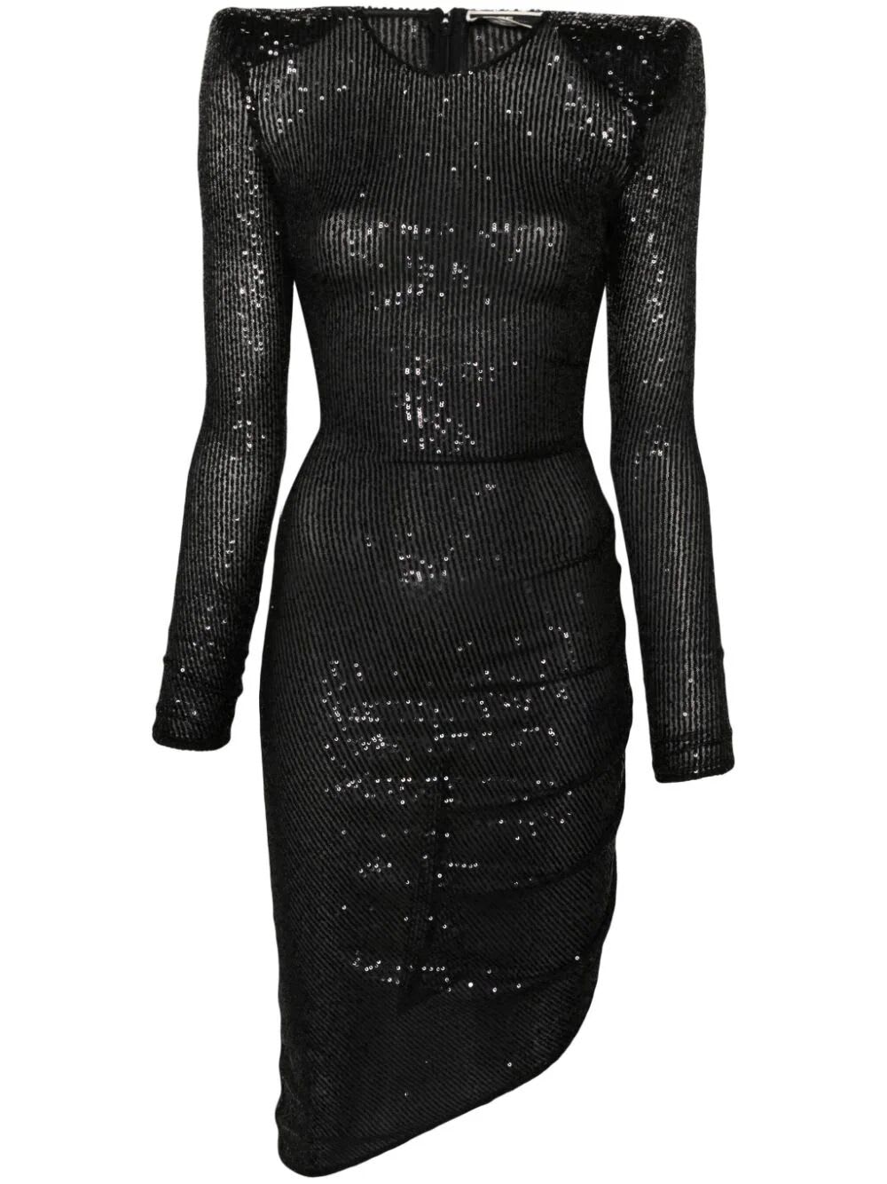 Long Sleeves Dress With Paillettes