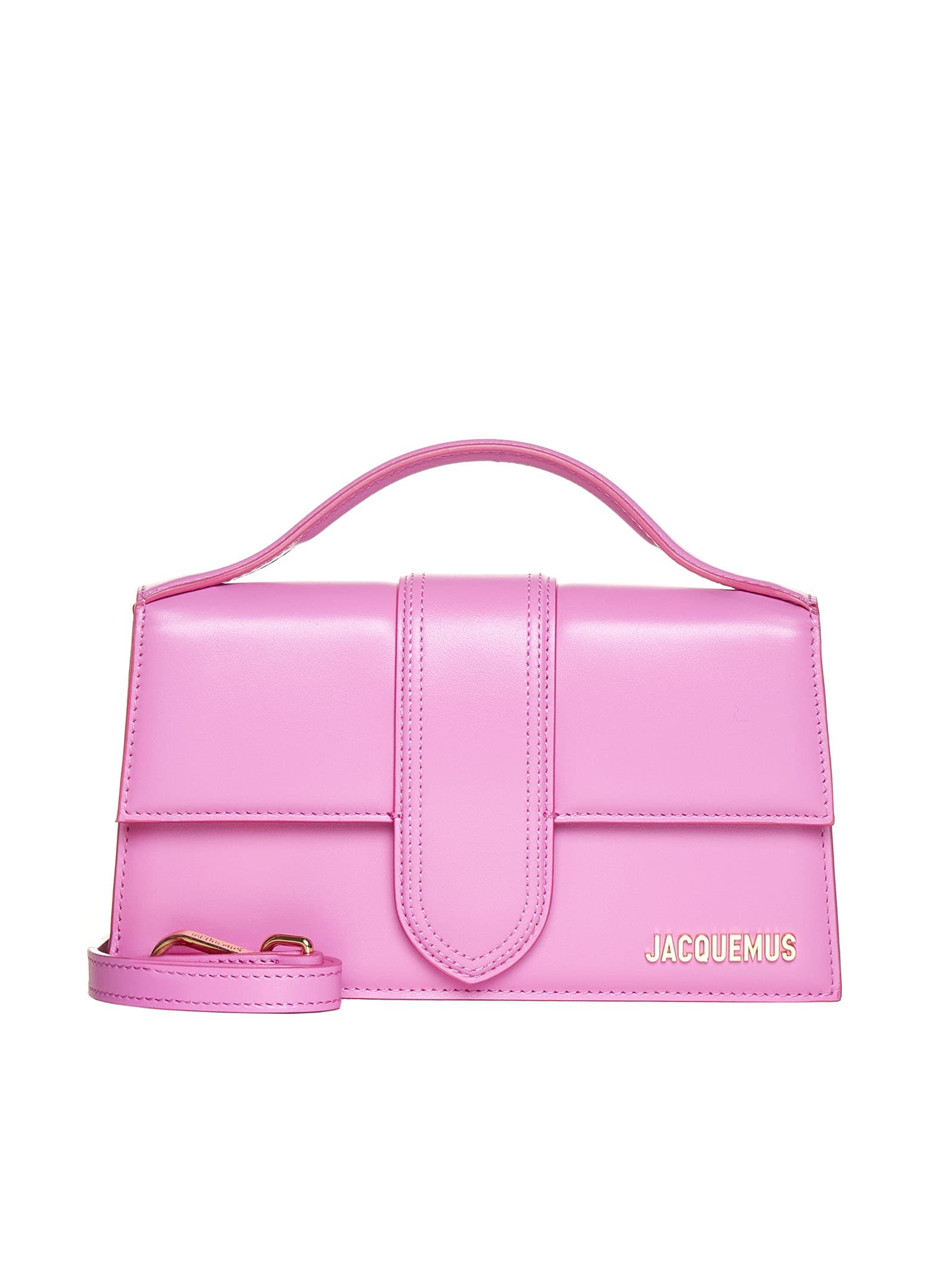 Shop Jacquemus Tote In Neon Pink