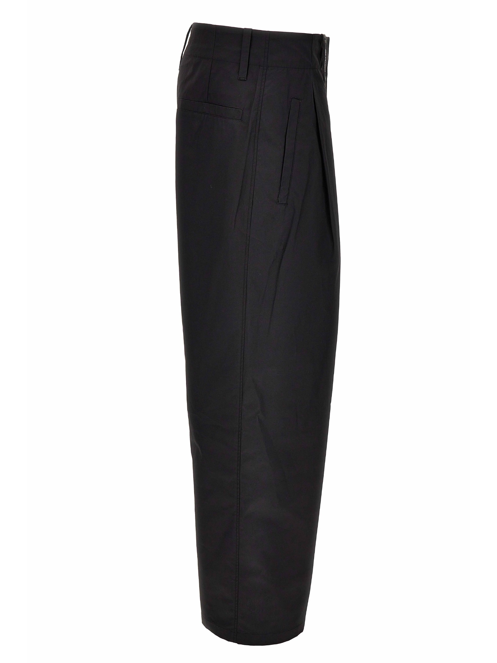 Shop Versace Jeans Couture Black Casual Trousers